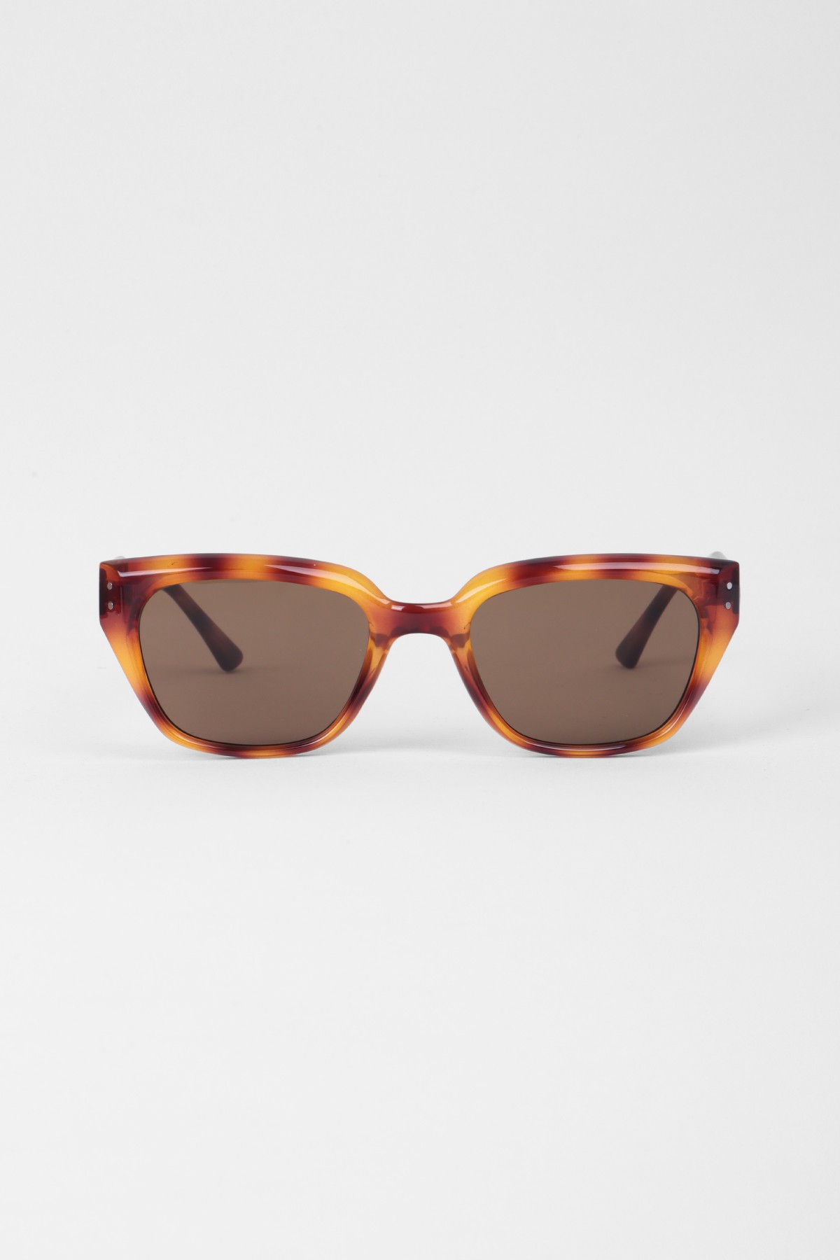 Sera Cateye Retro Kadın Güneş Gözlüğü Asetat Premium Çerçeve - Leopar