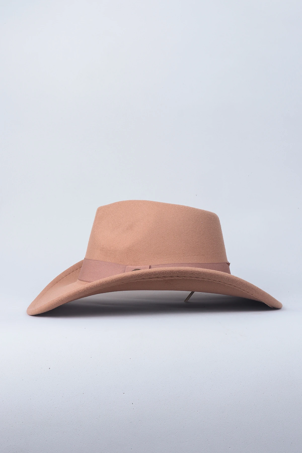 Vizon Kovboy Fötr Şapka