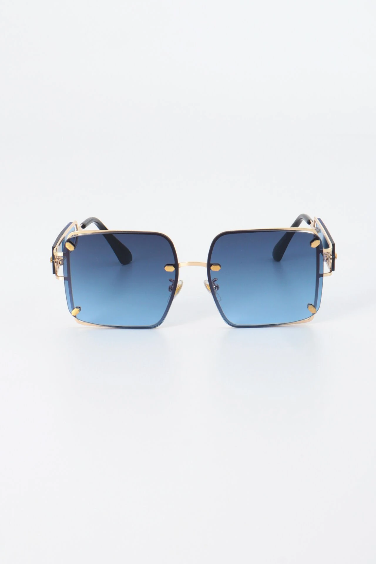 Yayex Metal Kare Güneş Gözlüğü - Lacivert