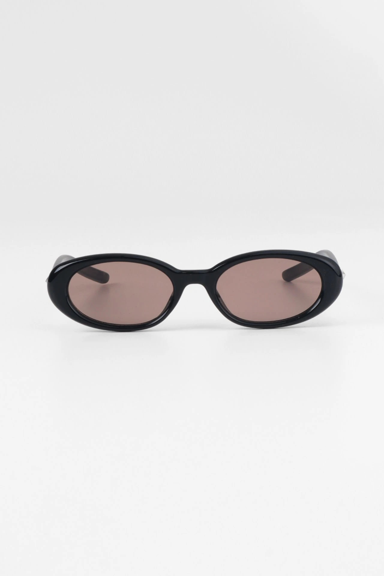 Pidate Oval Kemik Güneş Gözlüğü - Siyah Kahve