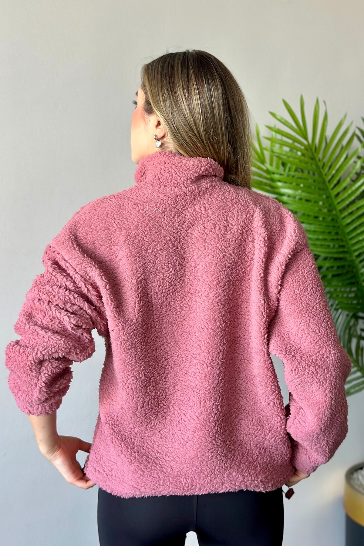 Peluş Sweat Pembe 