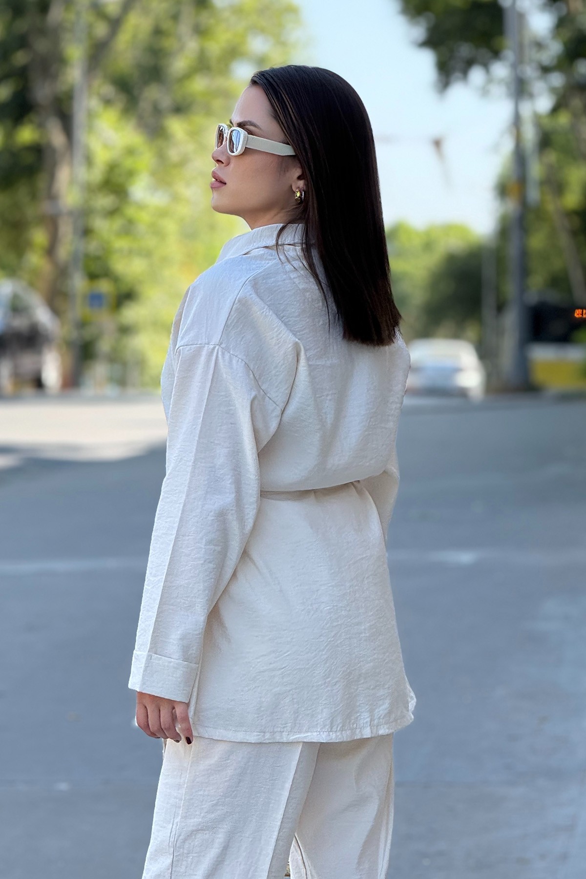 Kimono Takım - krem