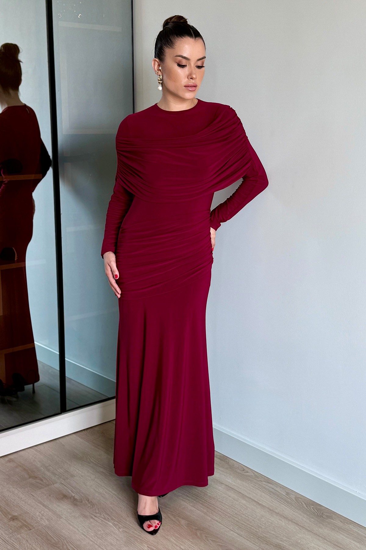Drape Elbise 
