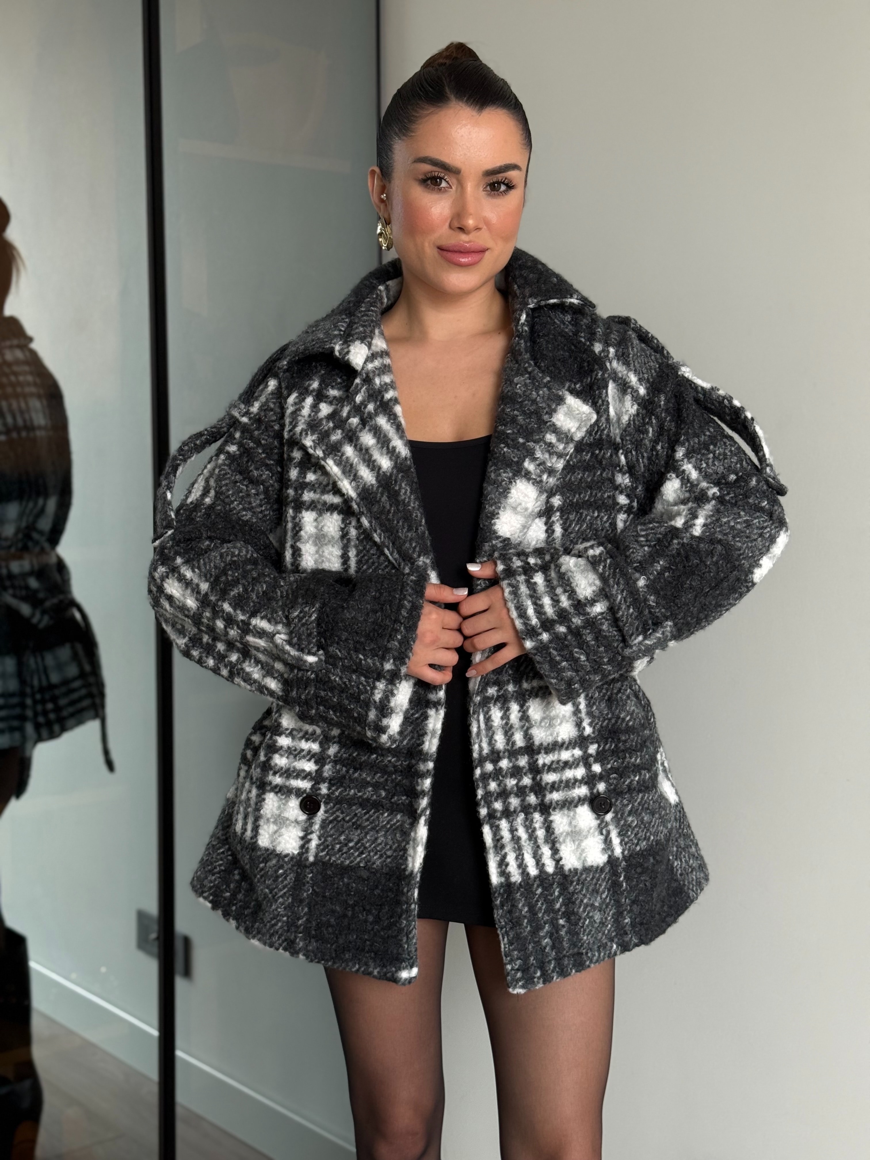 Kuşaklı Kaşe Mont 