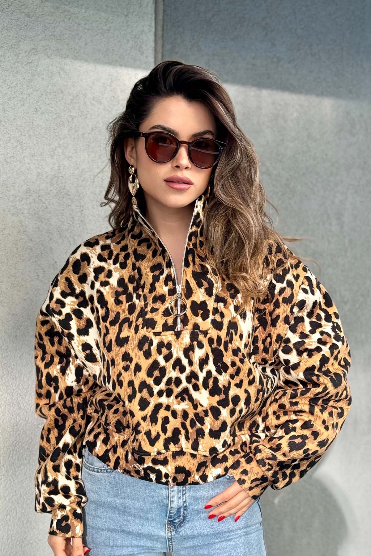 Leopar Sweat