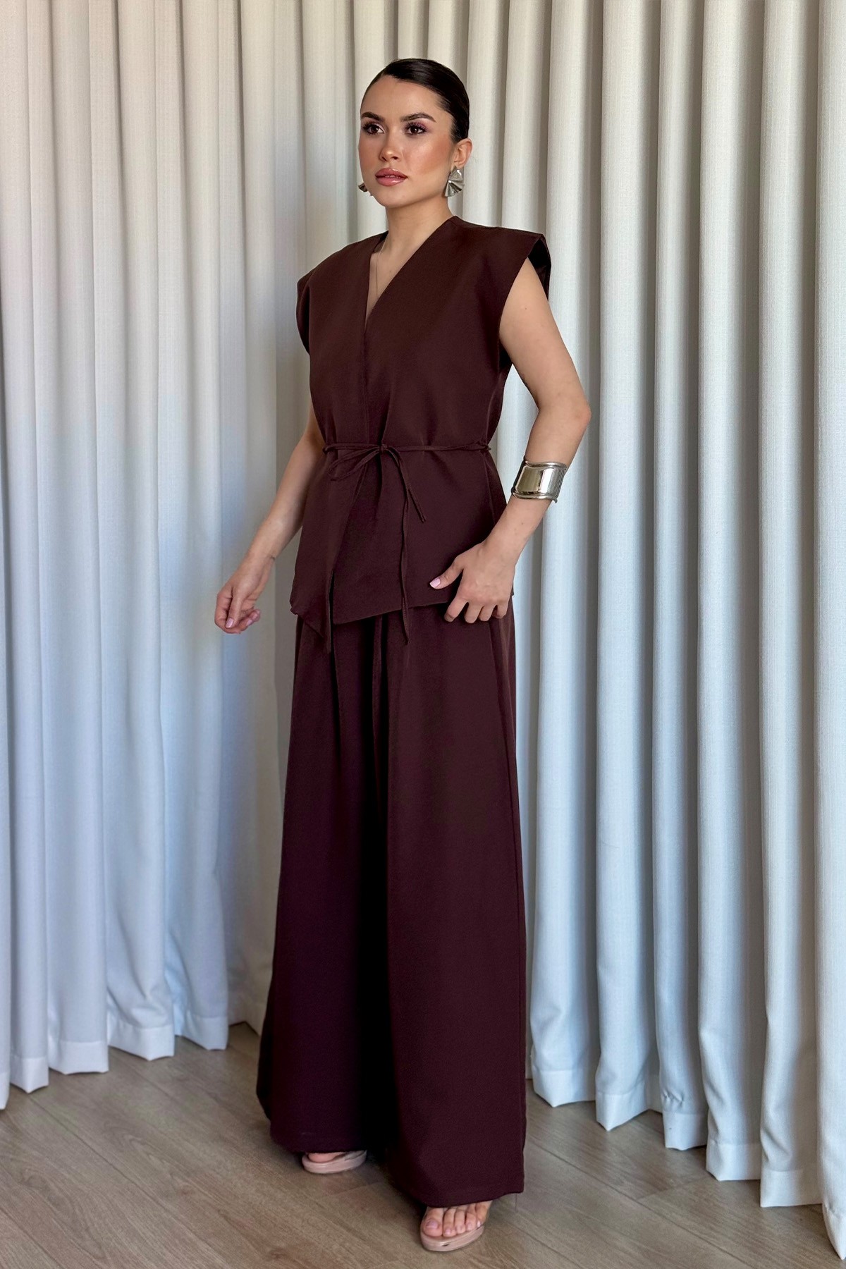 Premium Alt Üst Takım - Acı kahve