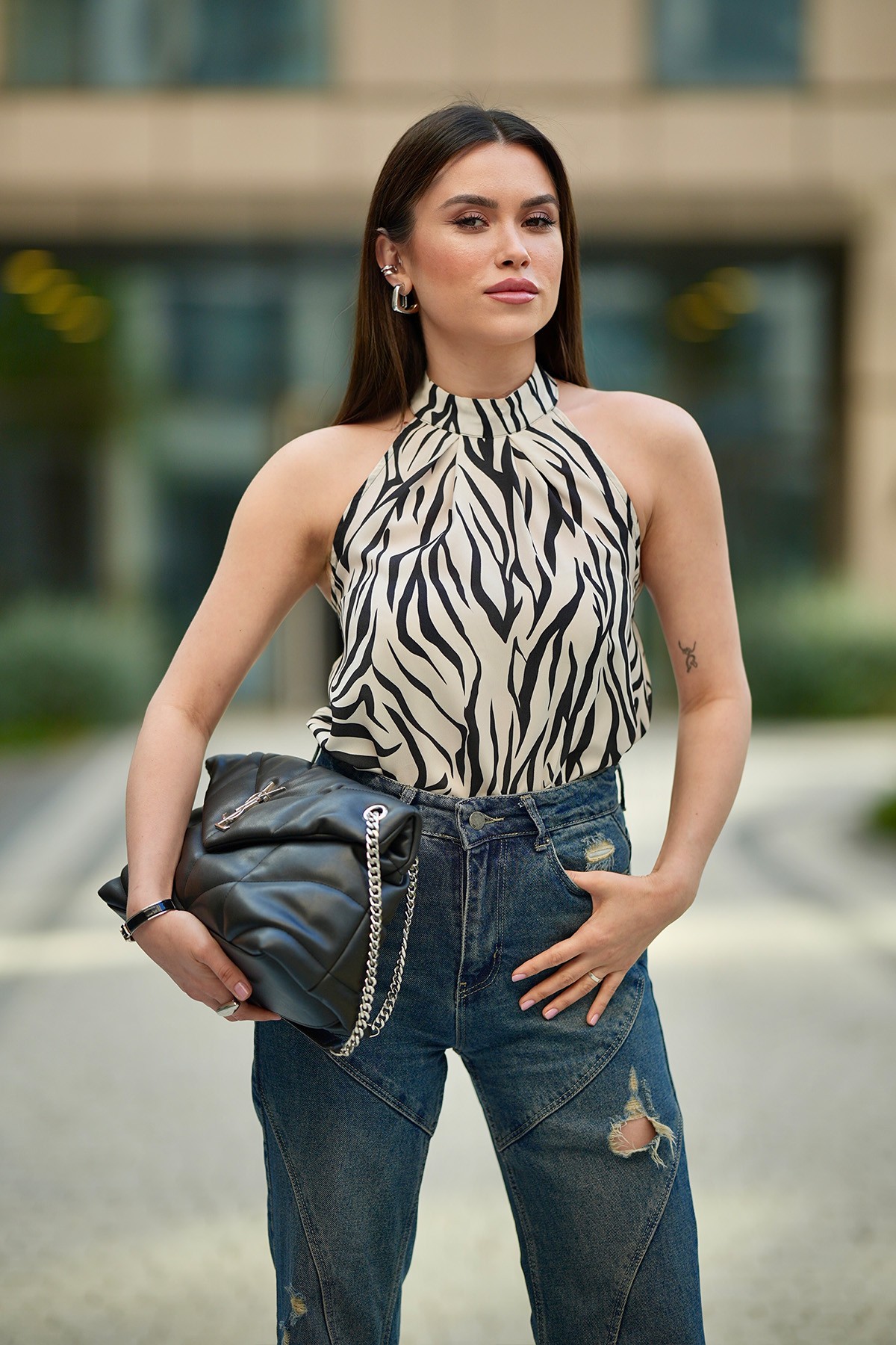 Zebra Desen Bluz