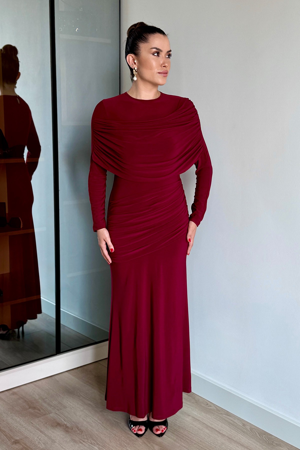 Drape Elbise 