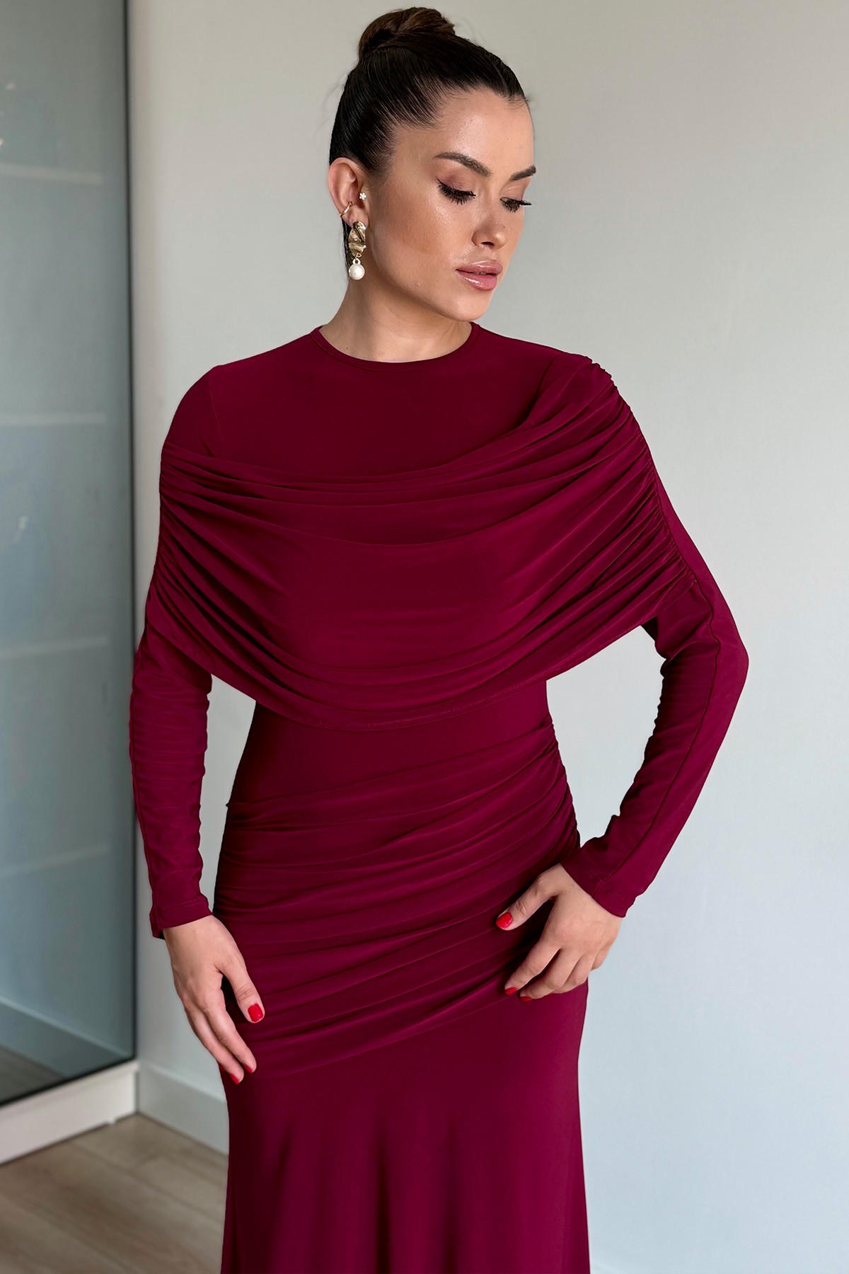 Drape Elbise 