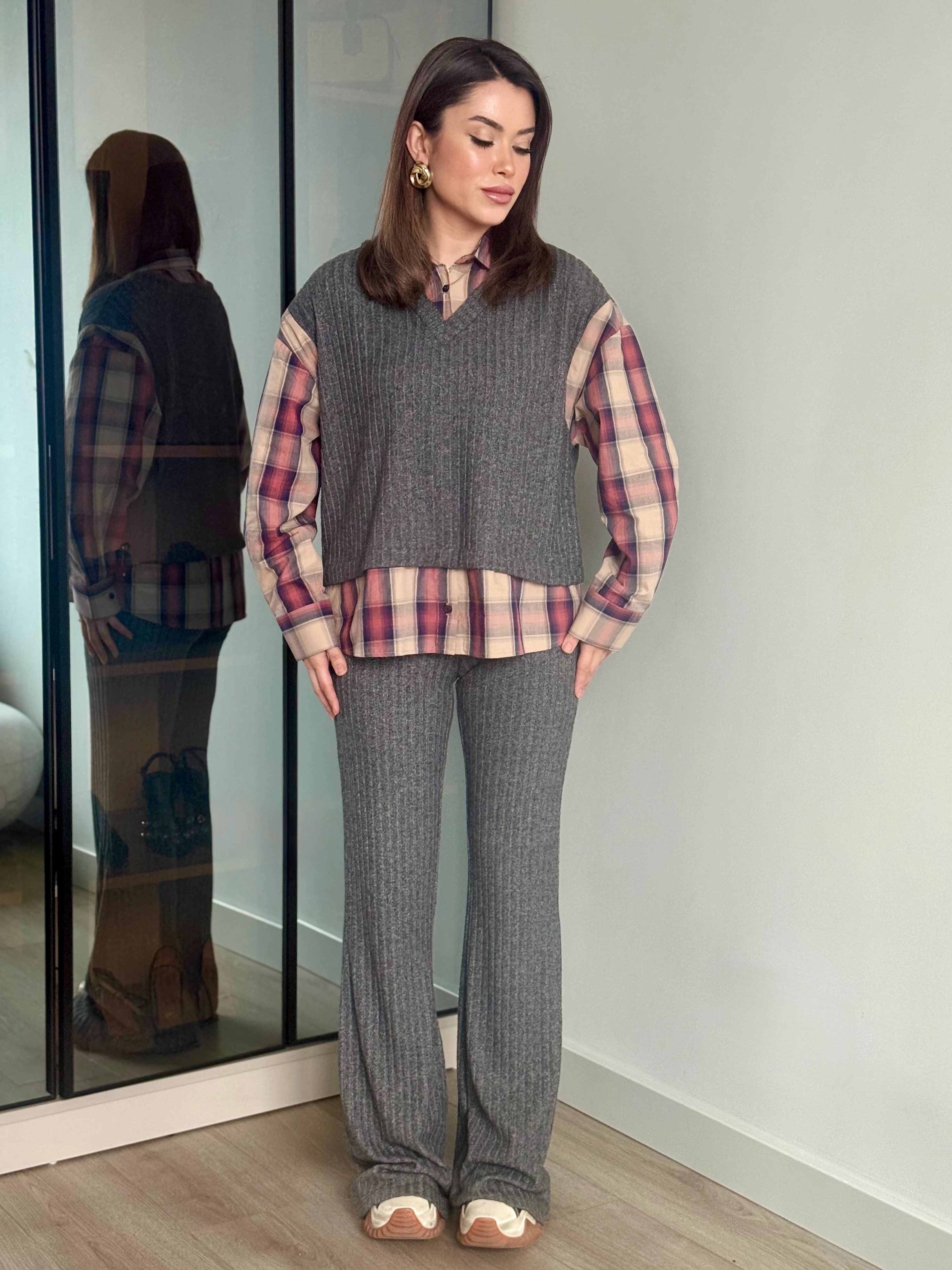 Gömlek Kazak İkili Takım