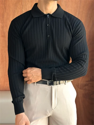 Kensley Pamuklu Triko BCH1001 - Siyah main variant image