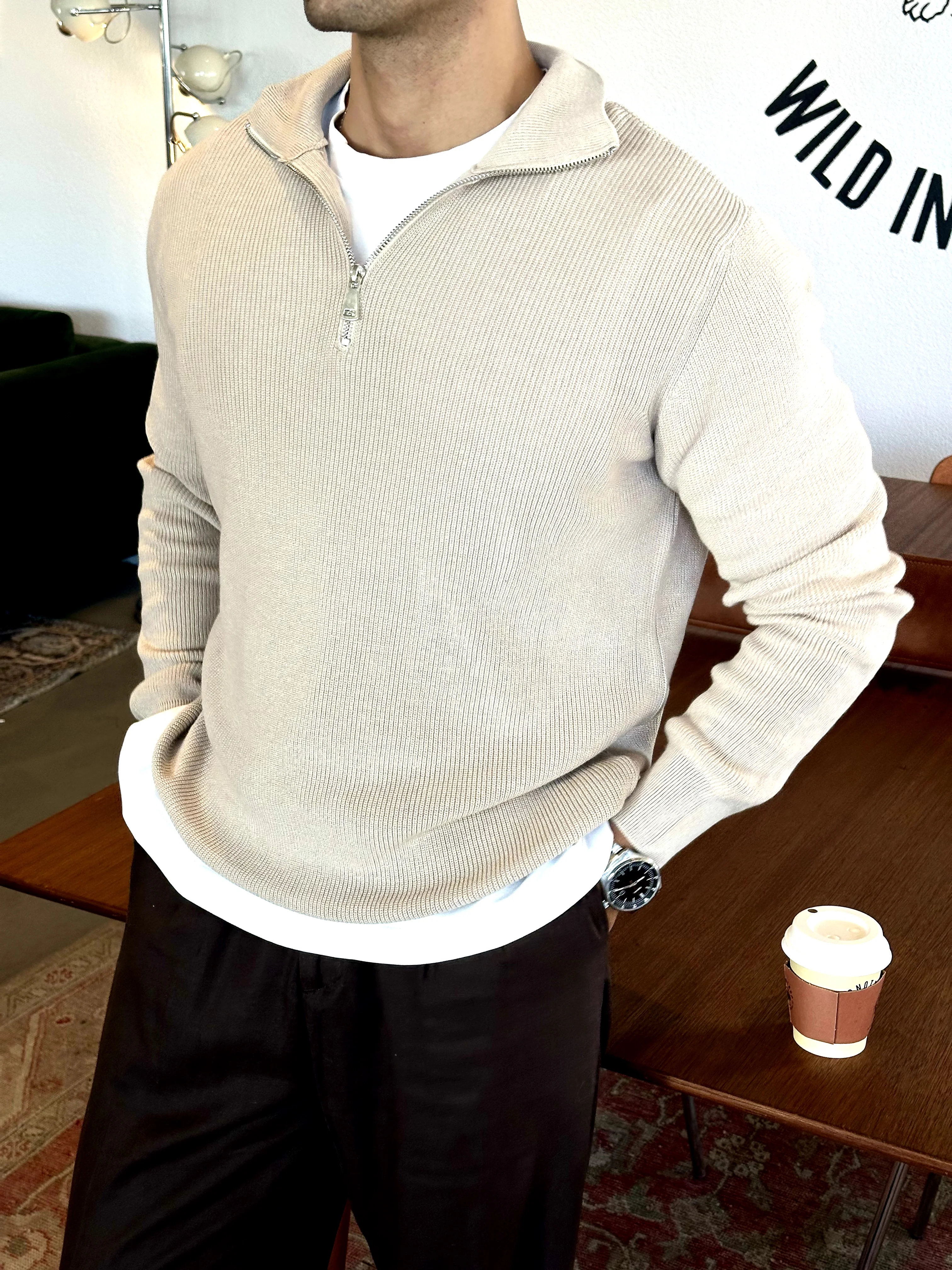 Monaco luxe Triko BCH1002 - Bej main variant image