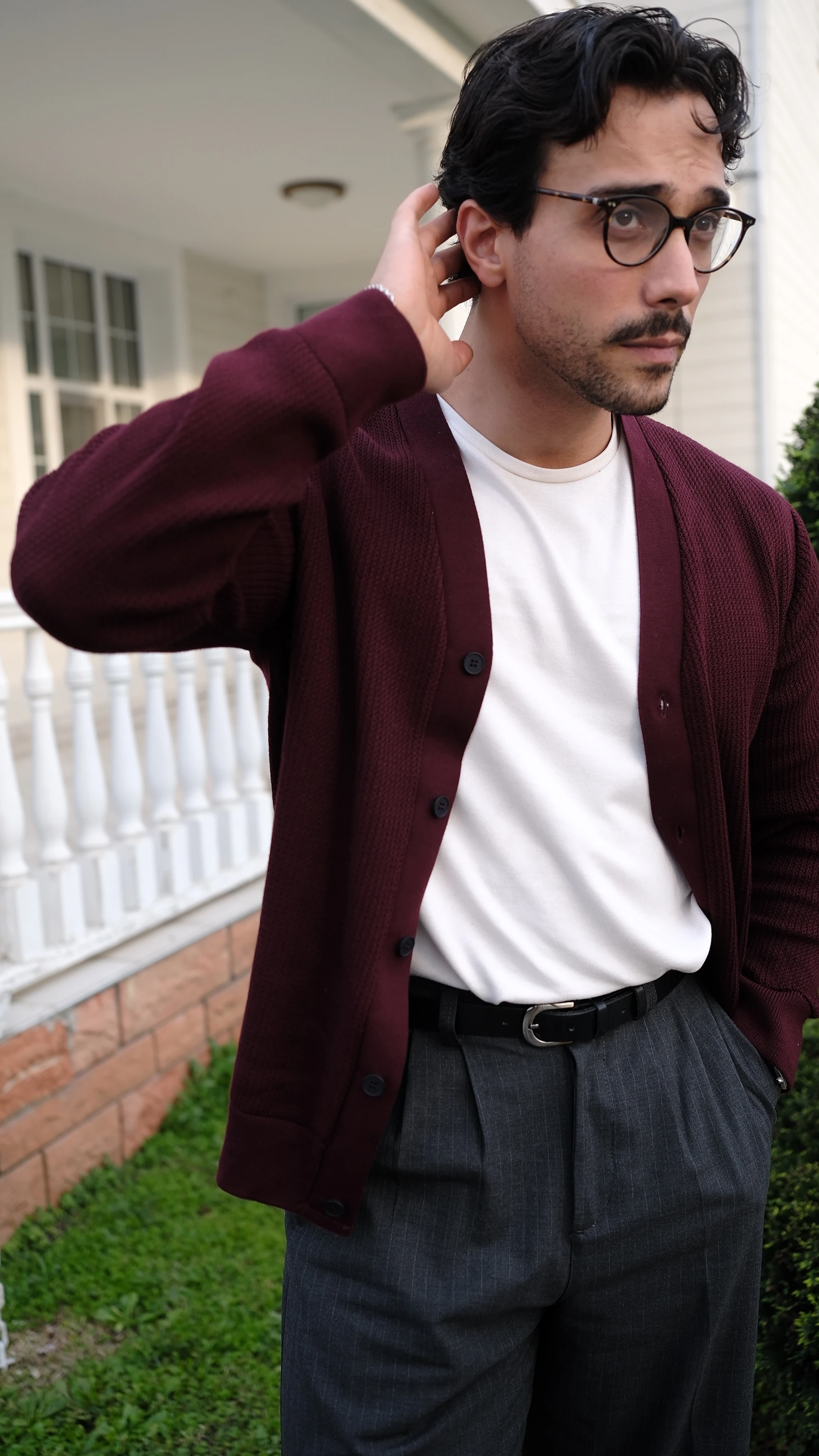 Dokulu Regular Fit Hırka