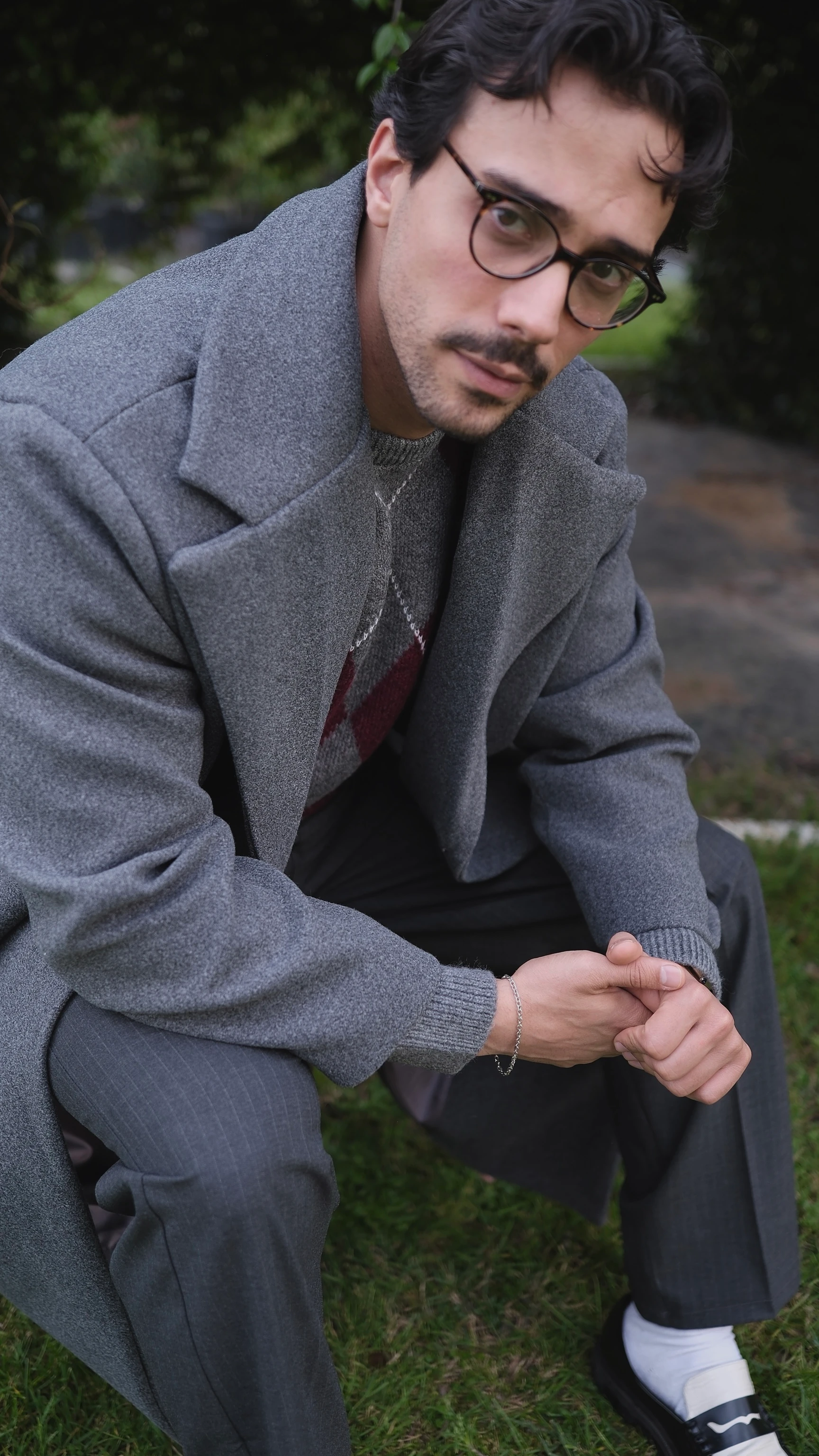 Dokulu Kuşaklı Kruvaze Kaban