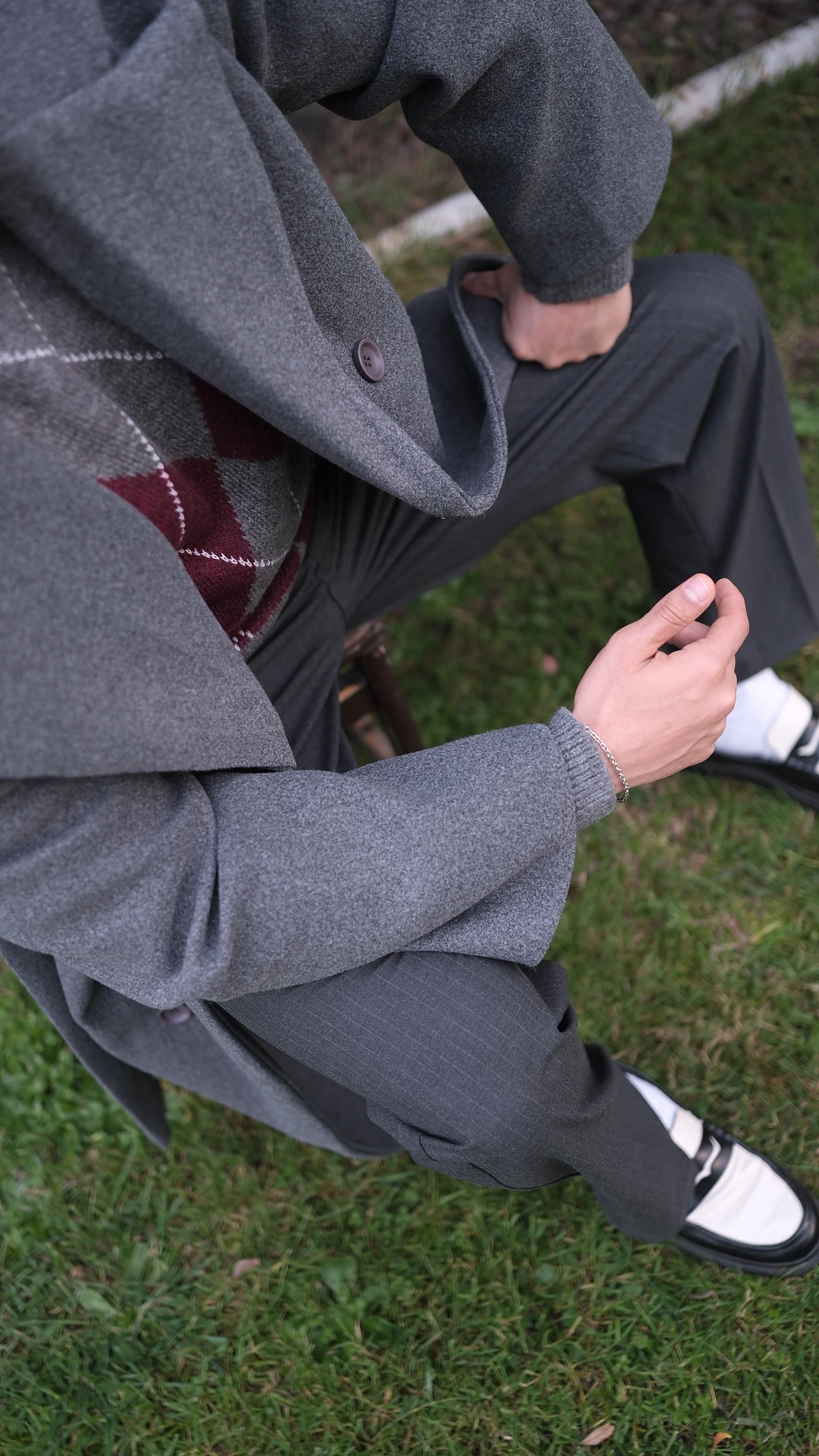 Dokulu Kuşaklı Kruvaze Kaban