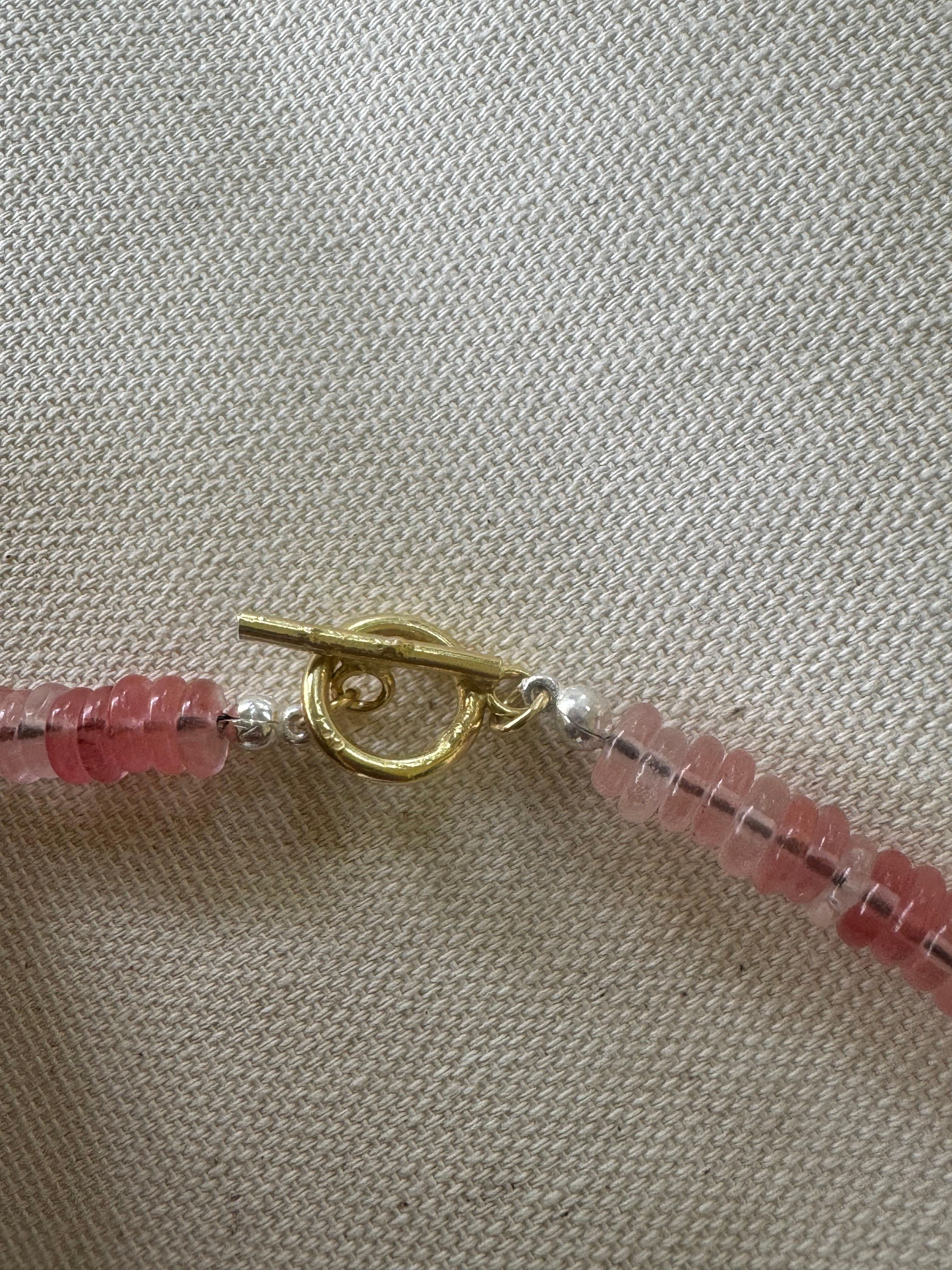 Rose Quartz Solo Necklace 