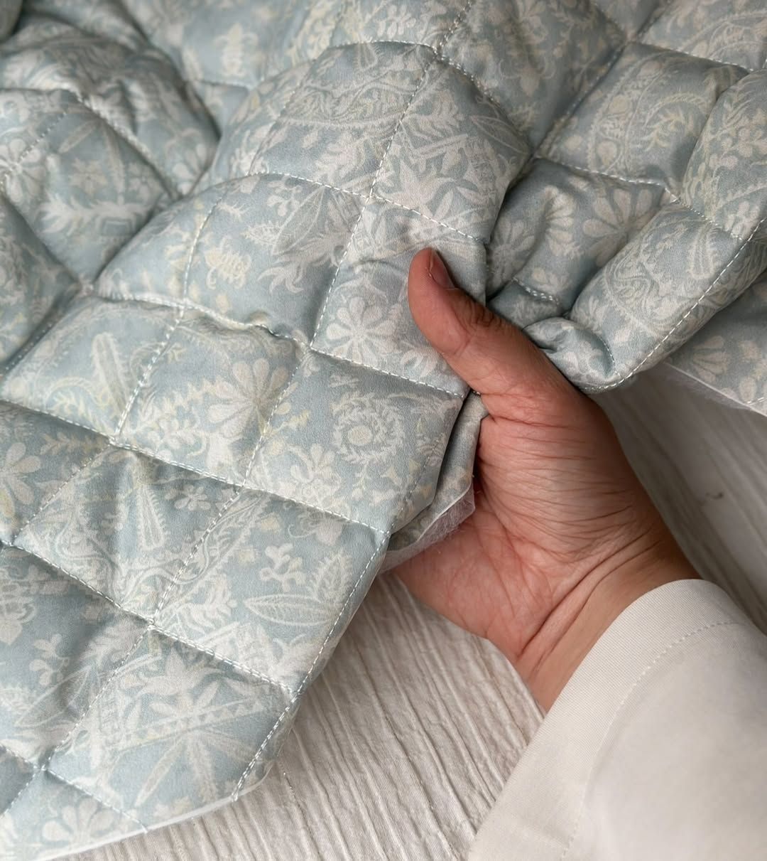 'Peruze' eskitme desen su geçirmez kapitone 160cm