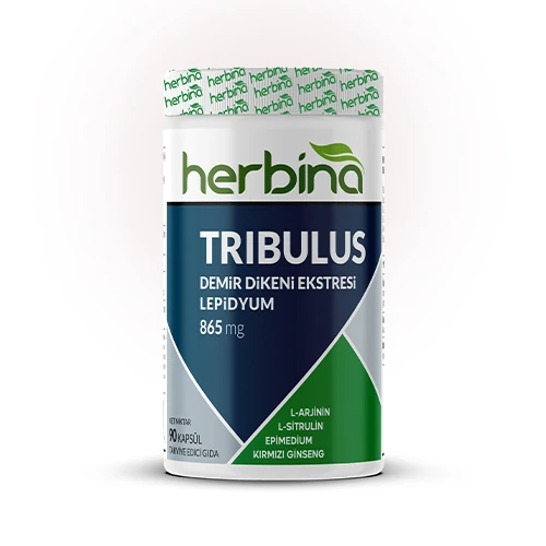 Tribulus (Demir Dikeni Ekstresi) + Lepidyum Esktresi 90 Kapsül