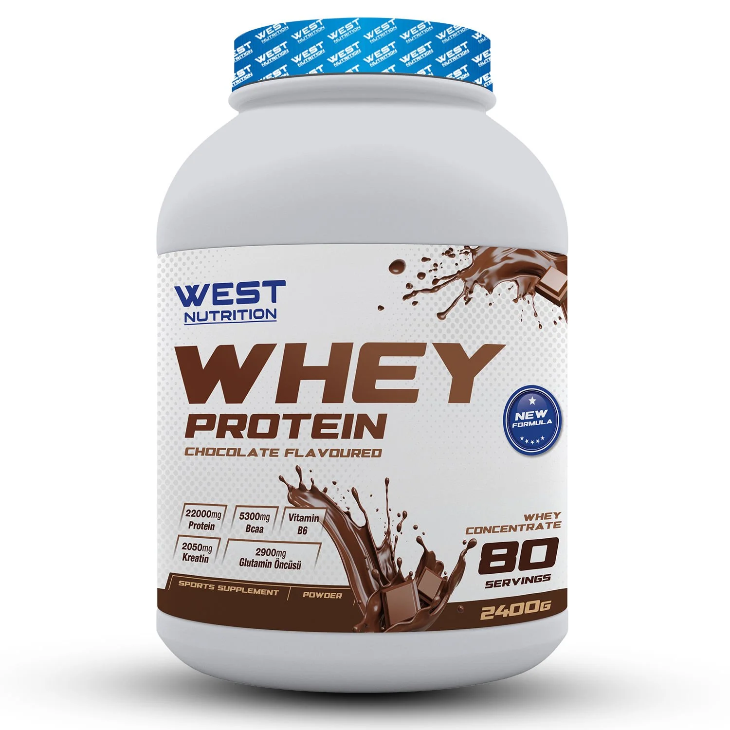 Whey Protein 2400 gram 80 Servis - Çikolata