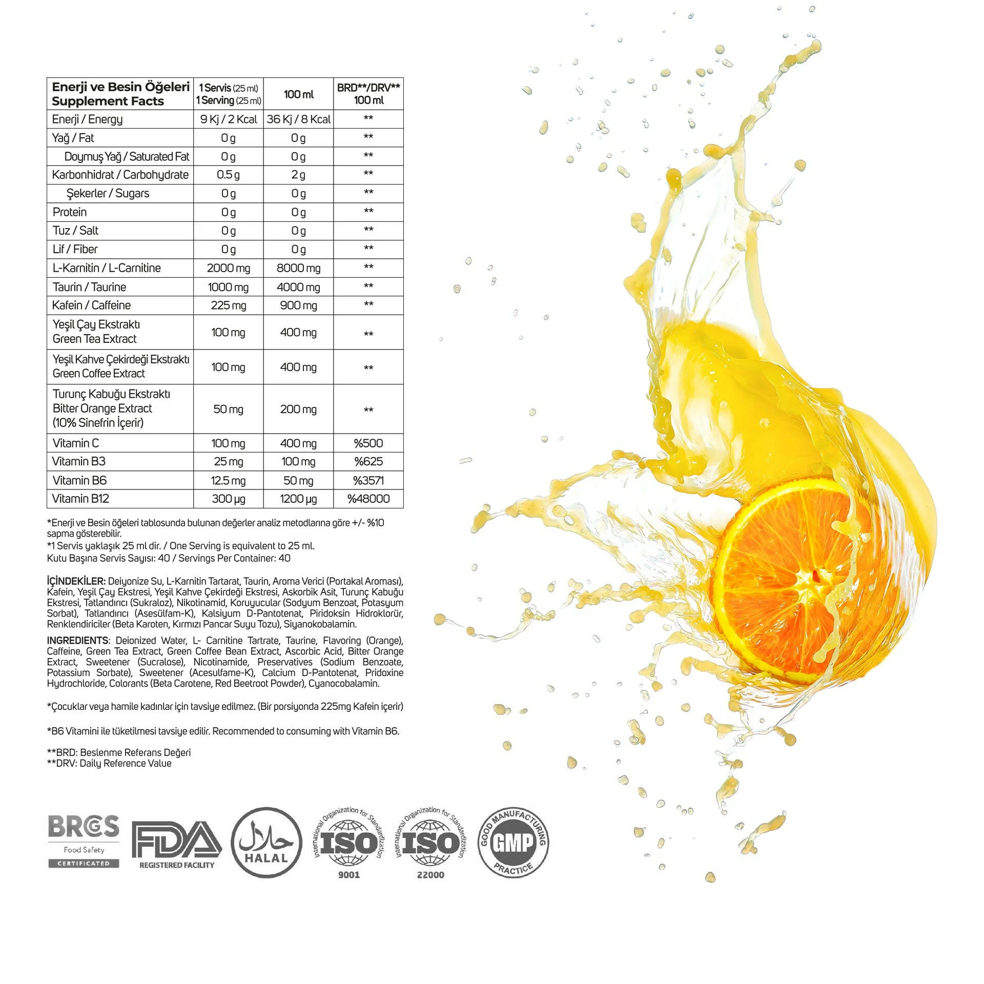 Magma Thermo L-Carnitine 1000ml (40 Servis)