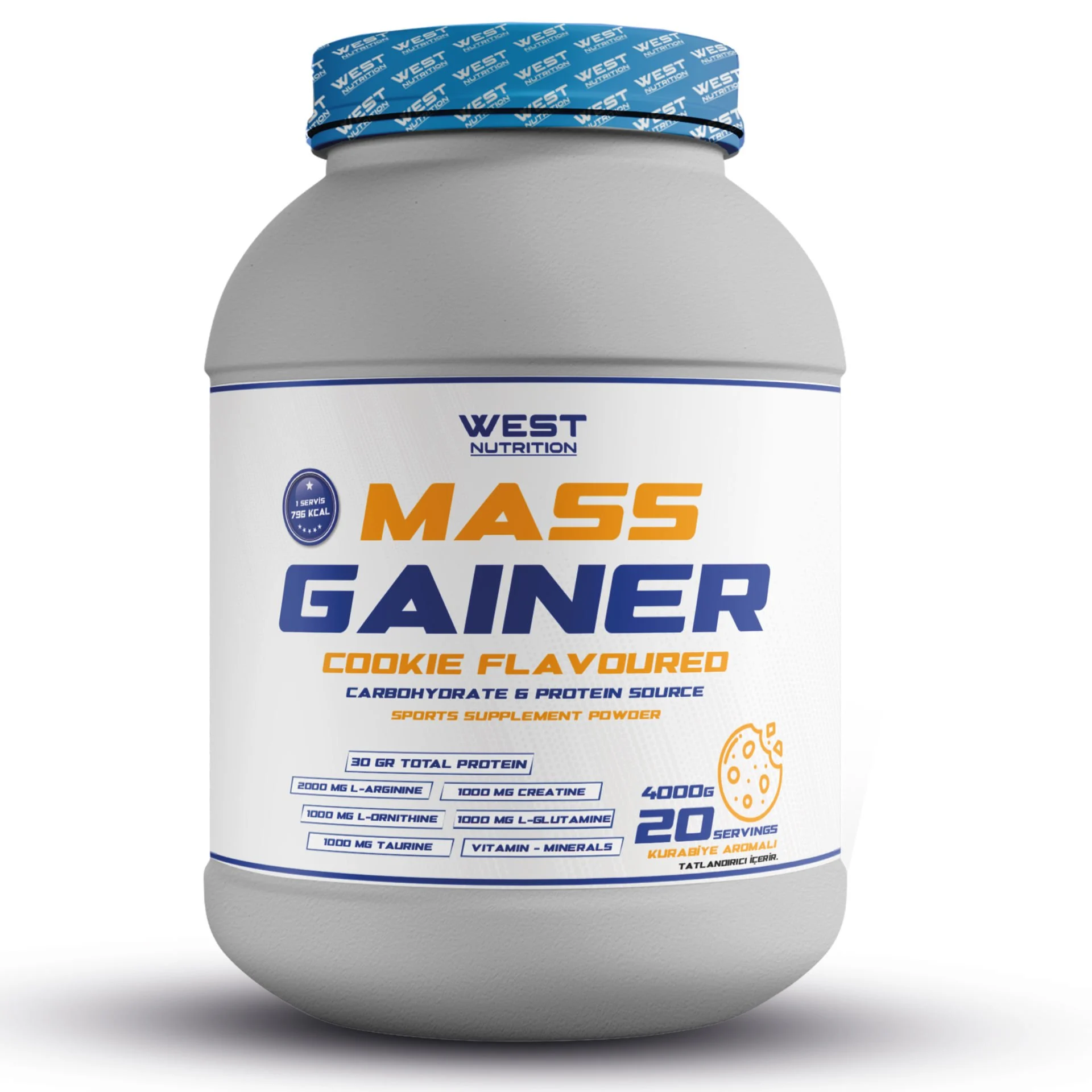 Mass Gainer 4000 gram  20 Servis