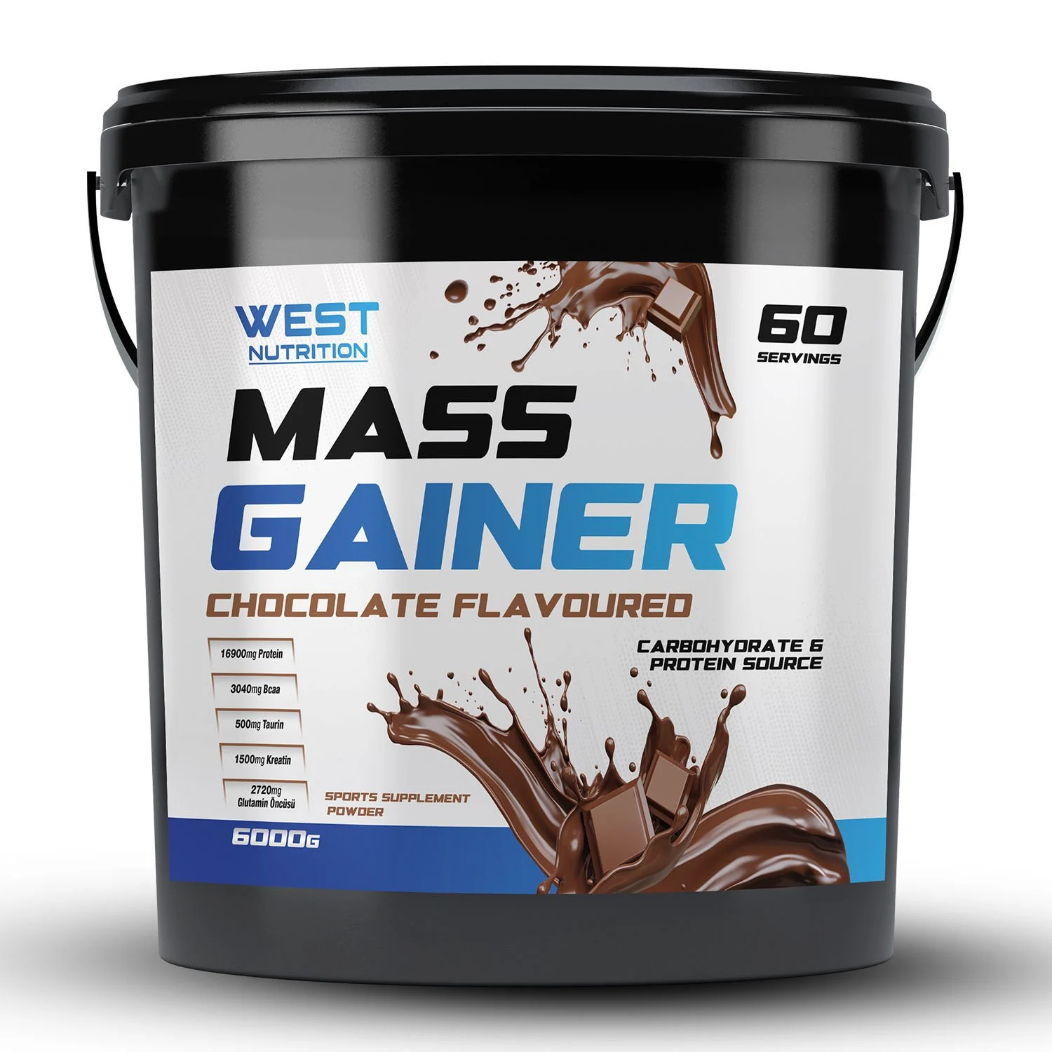 Mass Gainer 6000 gram  - 60 Servis - Çikolata