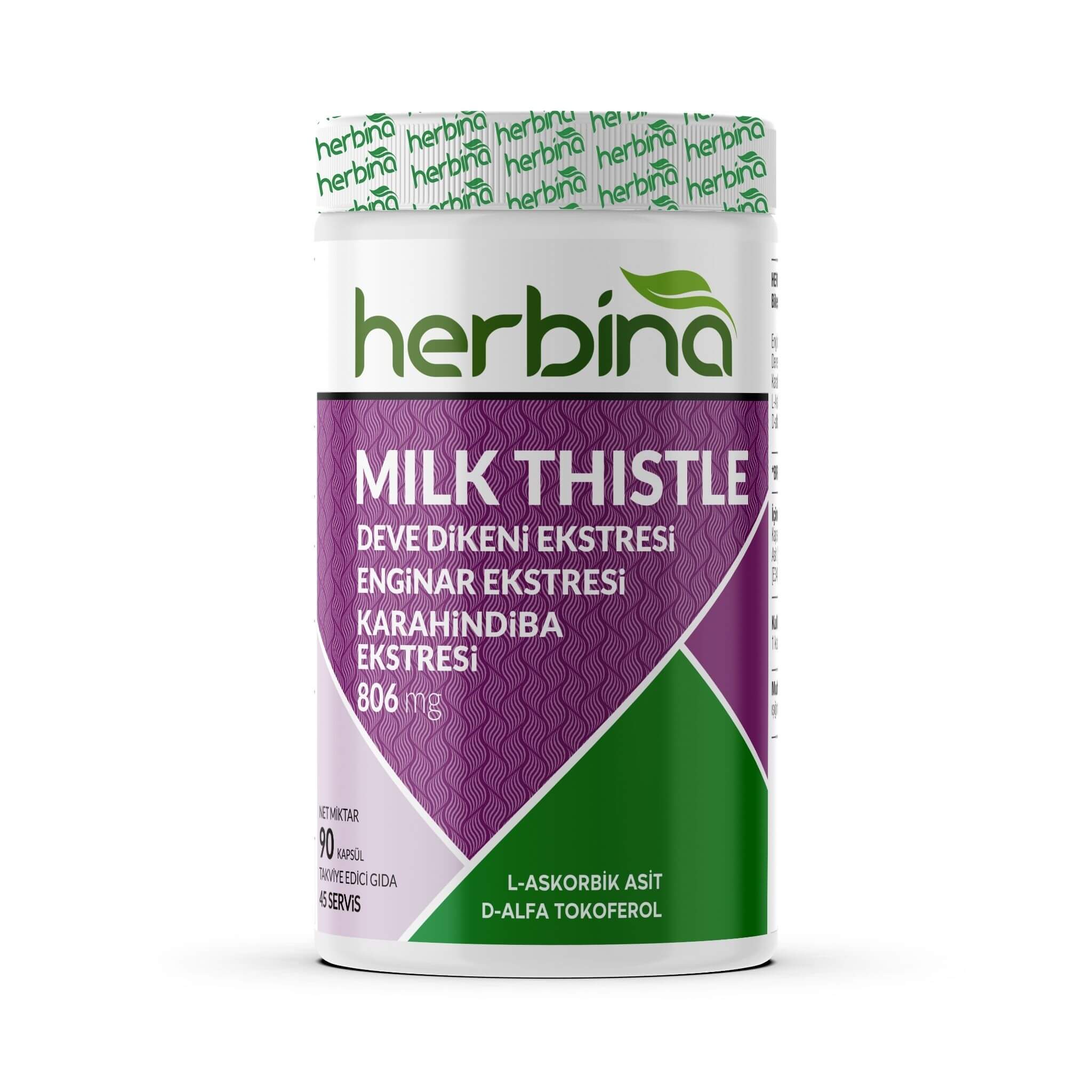 Milk Thistle - Deve Dikeni, Enginar, Karahindiba Ekstresi