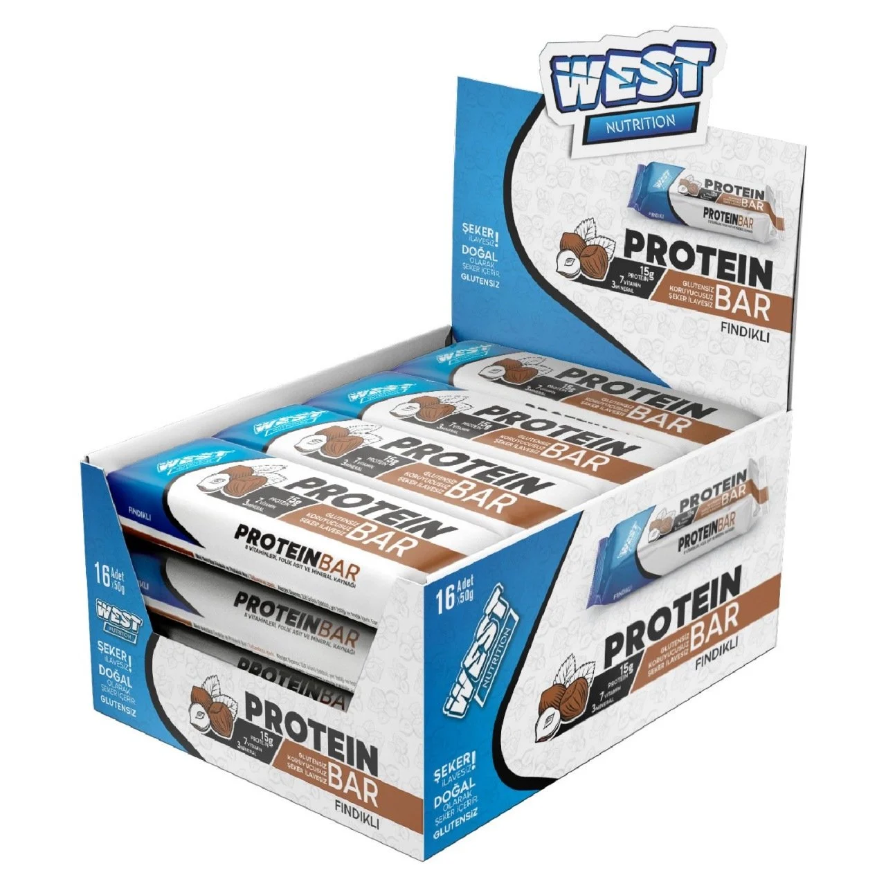 Fındıklı Protein Bar 16lı Kutu x 50 gram