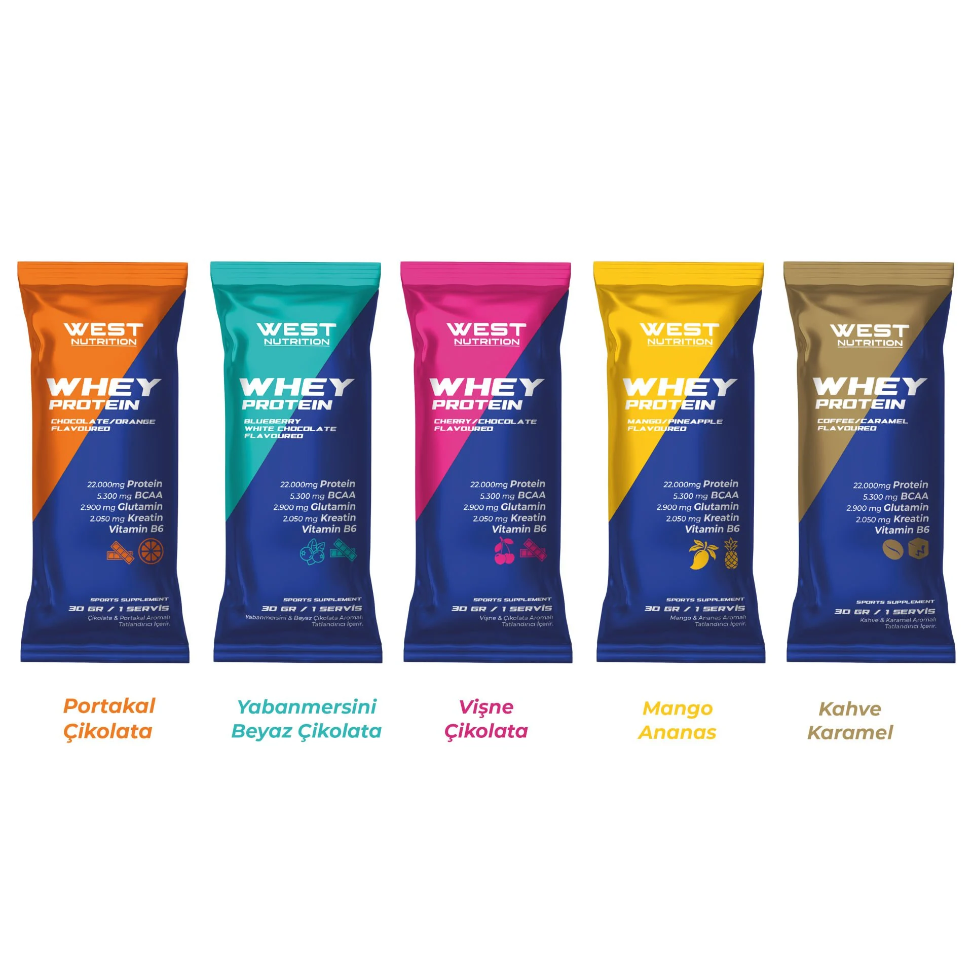 Whey Protein 1050 gram 35 Saşe x 30 gr