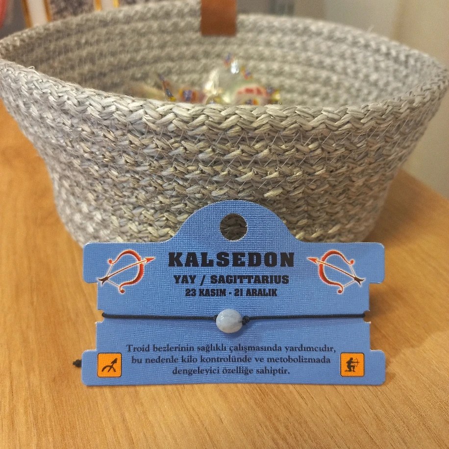 Doğal Taş Burç Bileklik