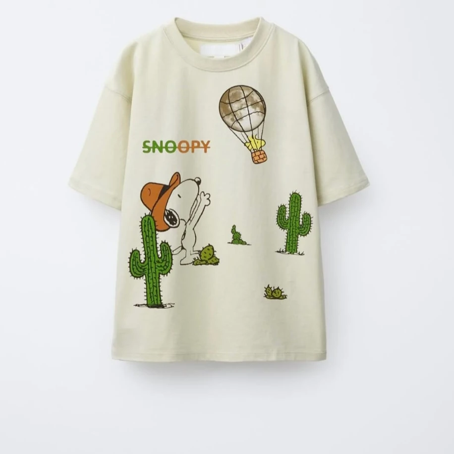 SNOOPY Baskılı Çocuk Tişört