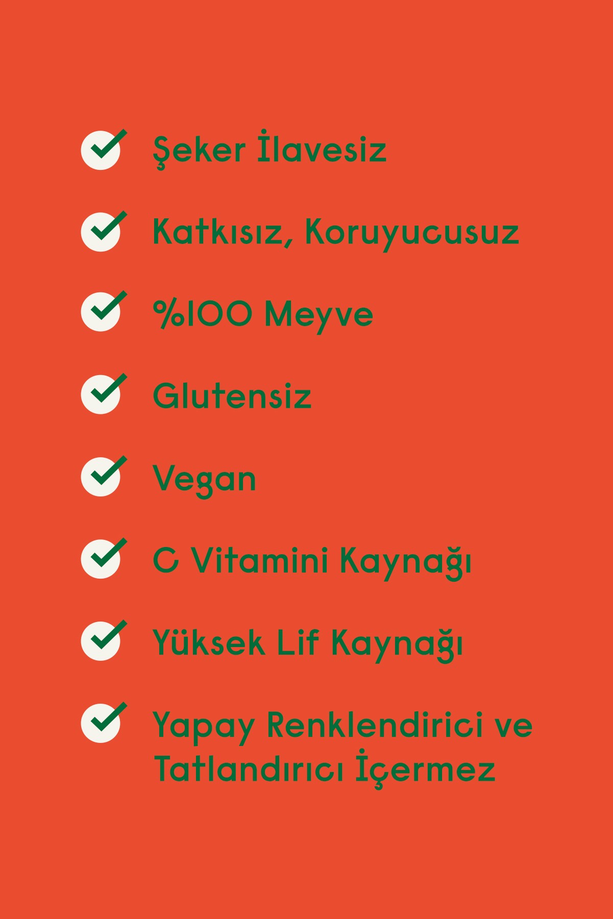 Portakallı Meyve Barı 20 g x 5 adet
