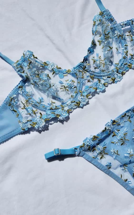 Esme Mavi Bralet Takım