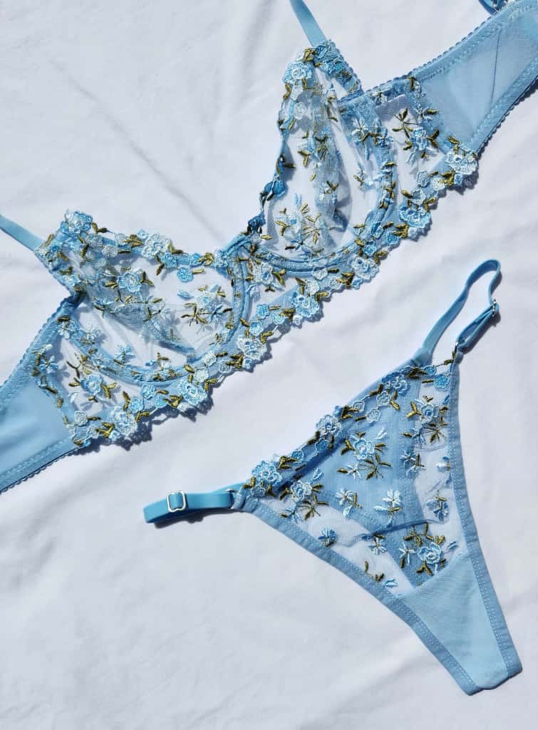 Esme Mavi Bralet Takım image