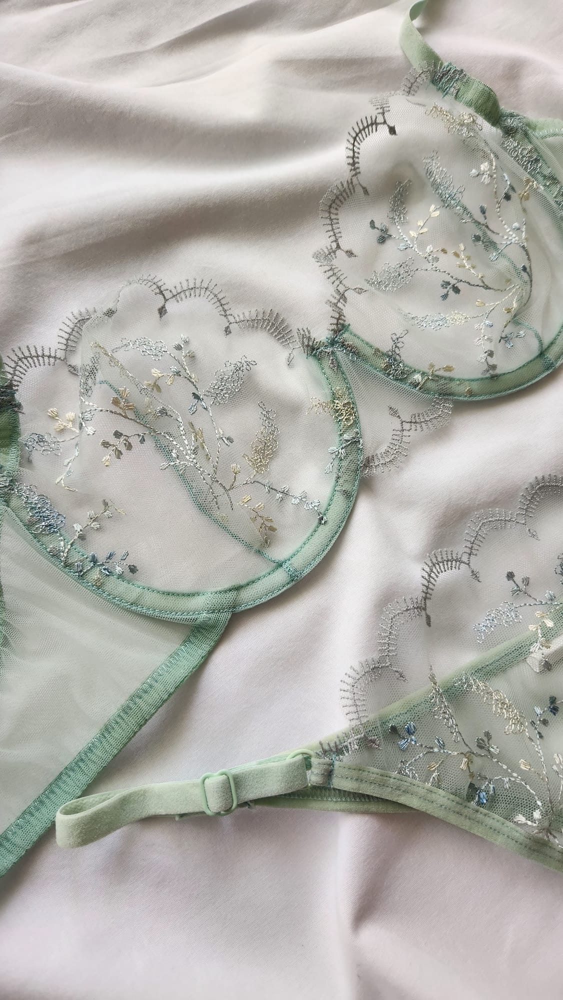 Olivia Su Yeşili Bralet Takım