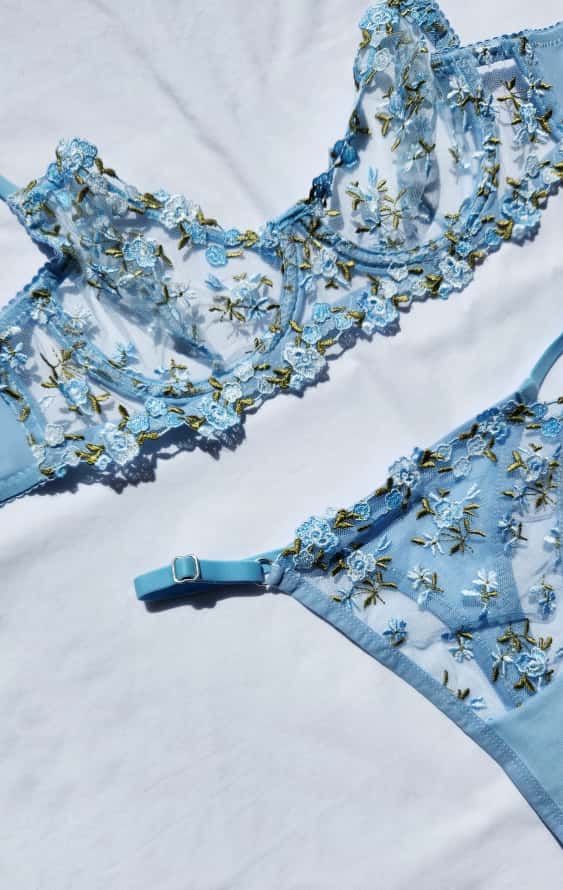 Esme Mavi Bralet Takım