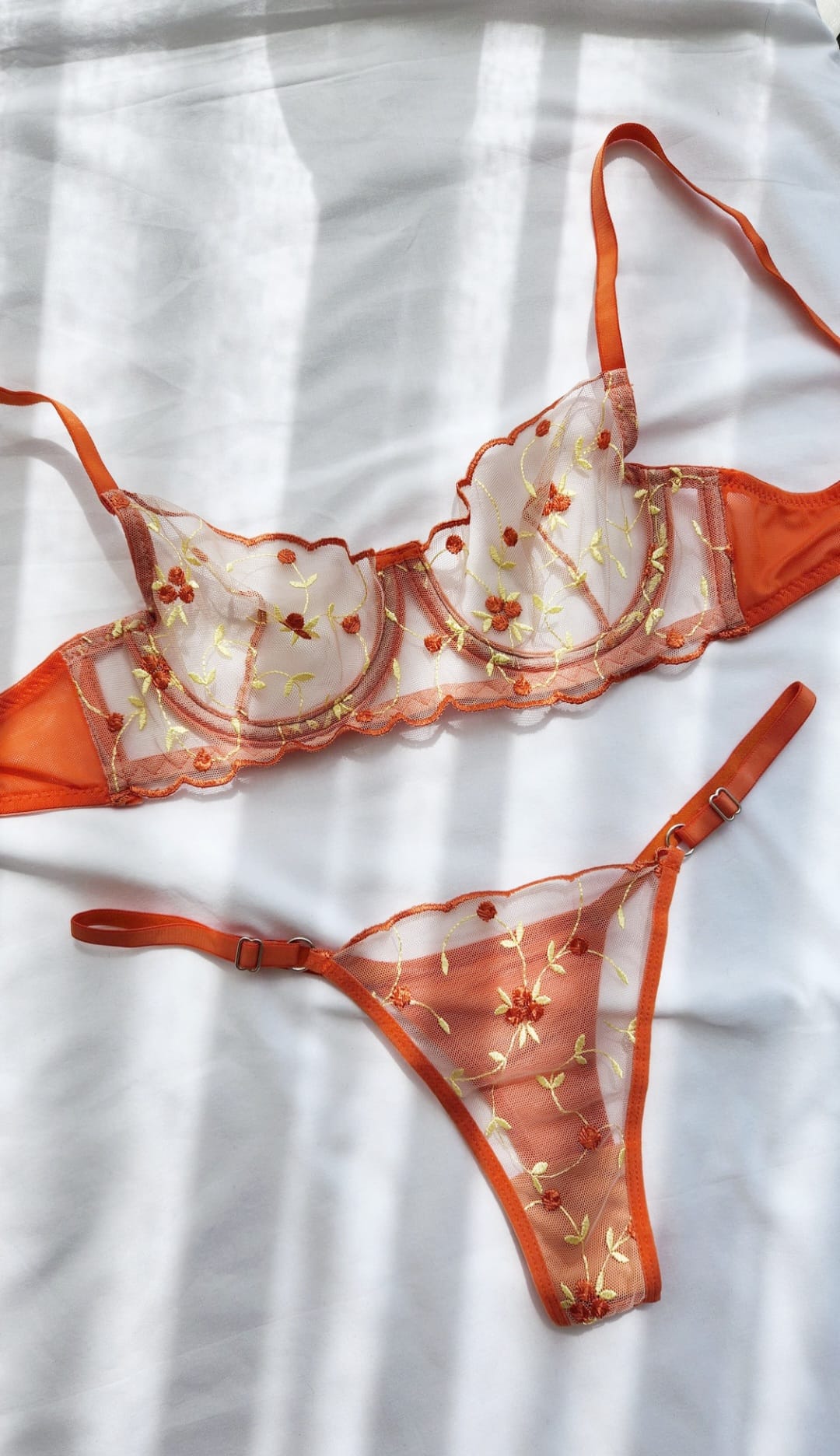 Claire Turuncu Bralet Takım image