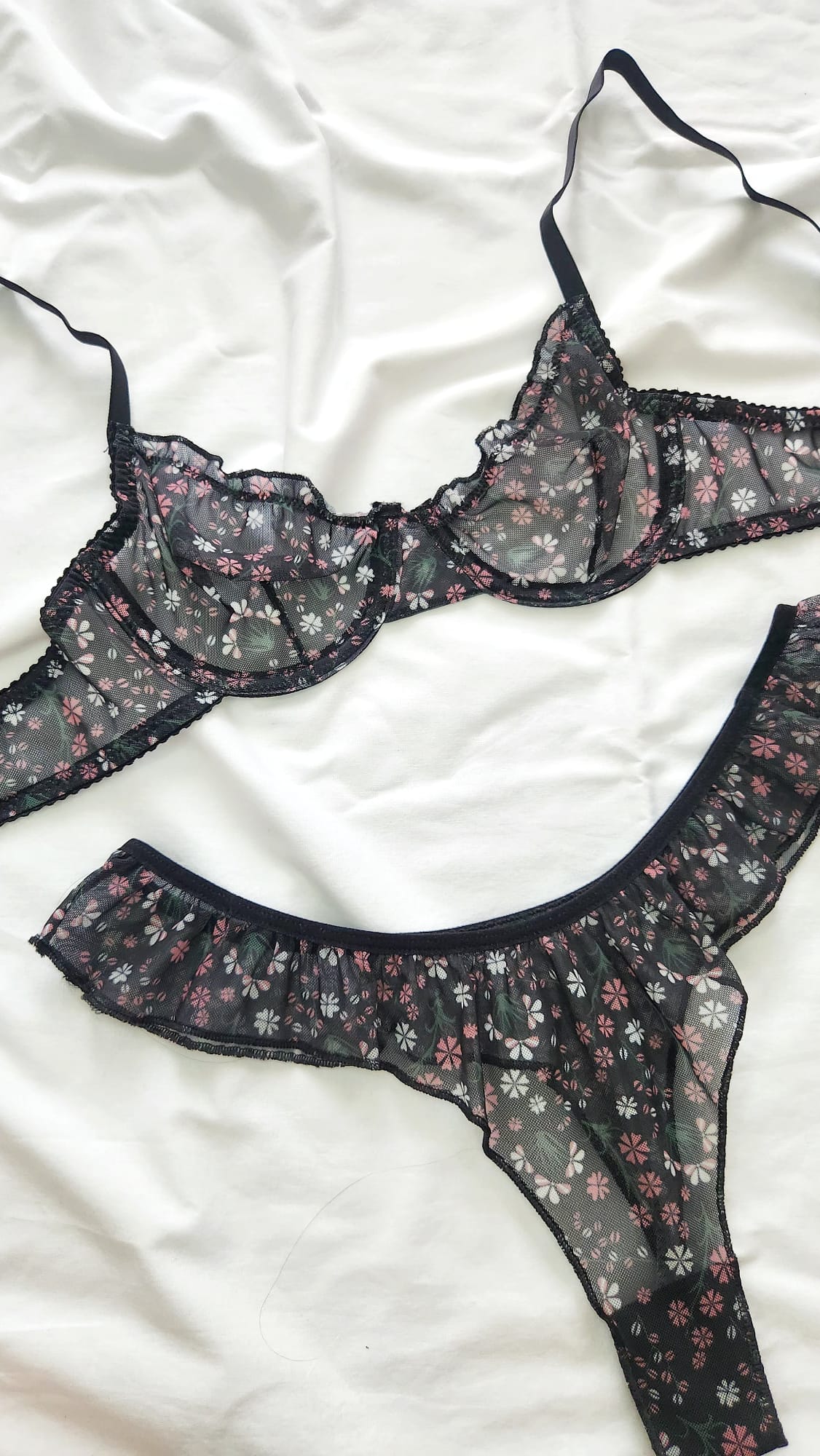 Lora Siyah Tül Bralet Takım main variant image