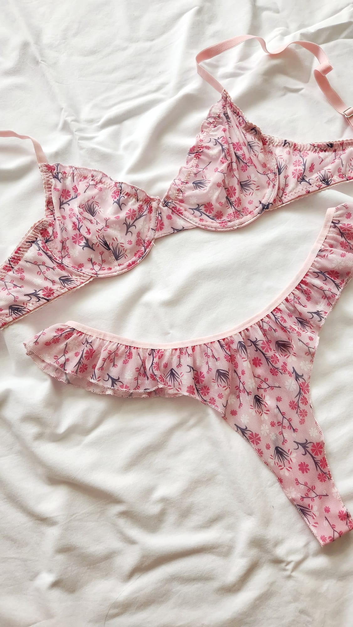 Linda Pembe Tül Bralet Takım main variant image