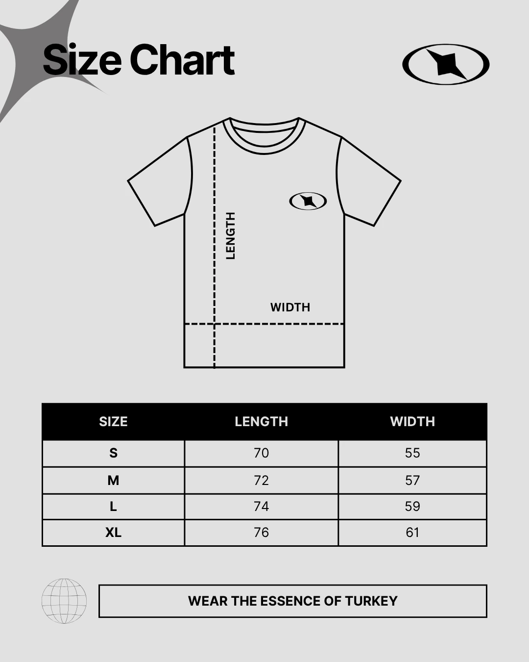 ZAWEAR LOGO OVERSİZE TEE SİYAH