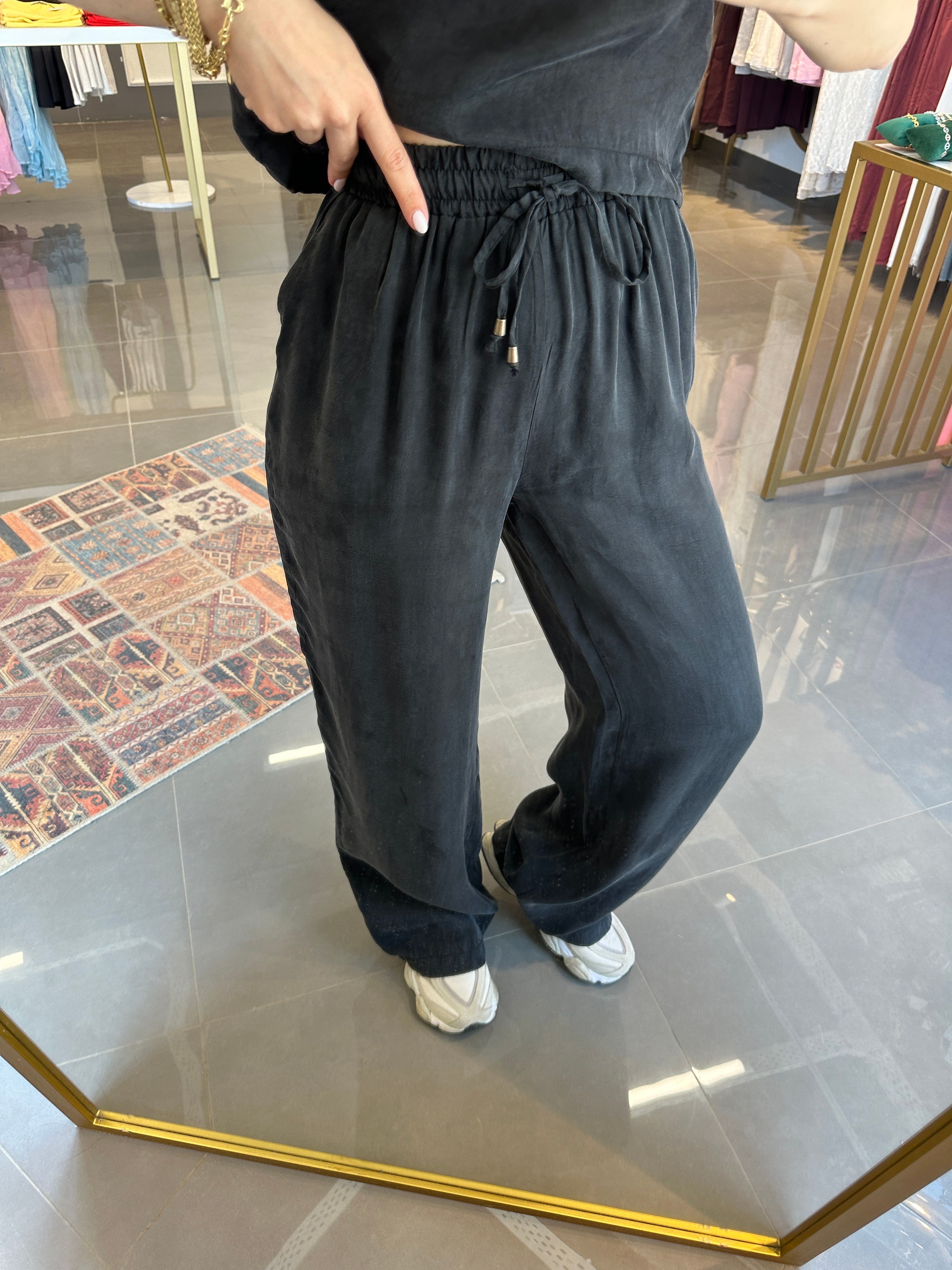 Premium Bluz Pantolon Takım Siyah