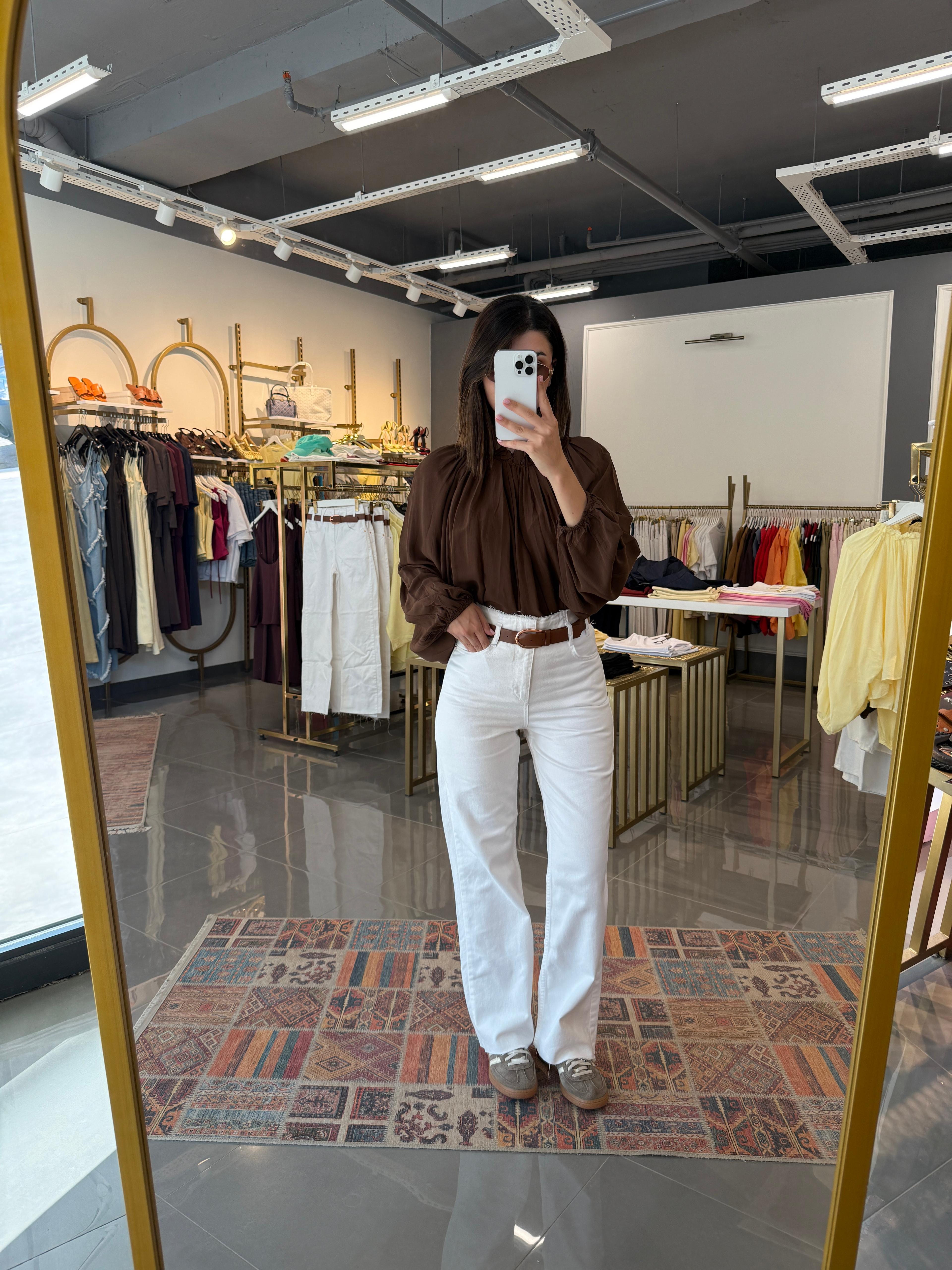 Özel Seri Ultra Yüksek Bel Kemerli Jean 