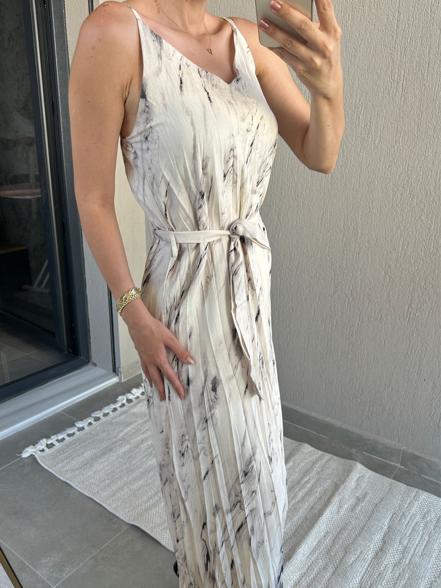 Marka Model Desenli Crush Elbise