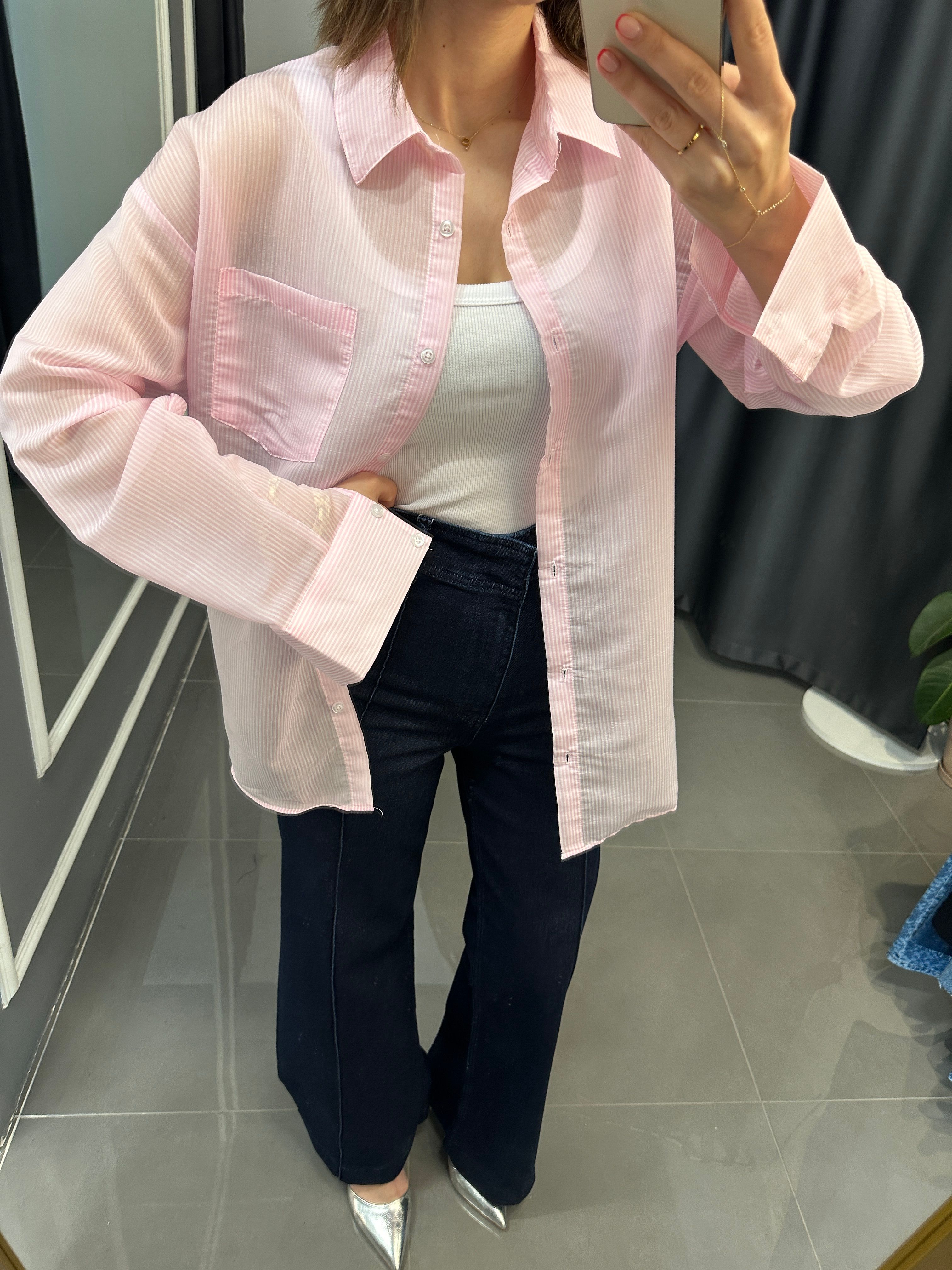 Orj Marka Oversize Gömlek Pembe
