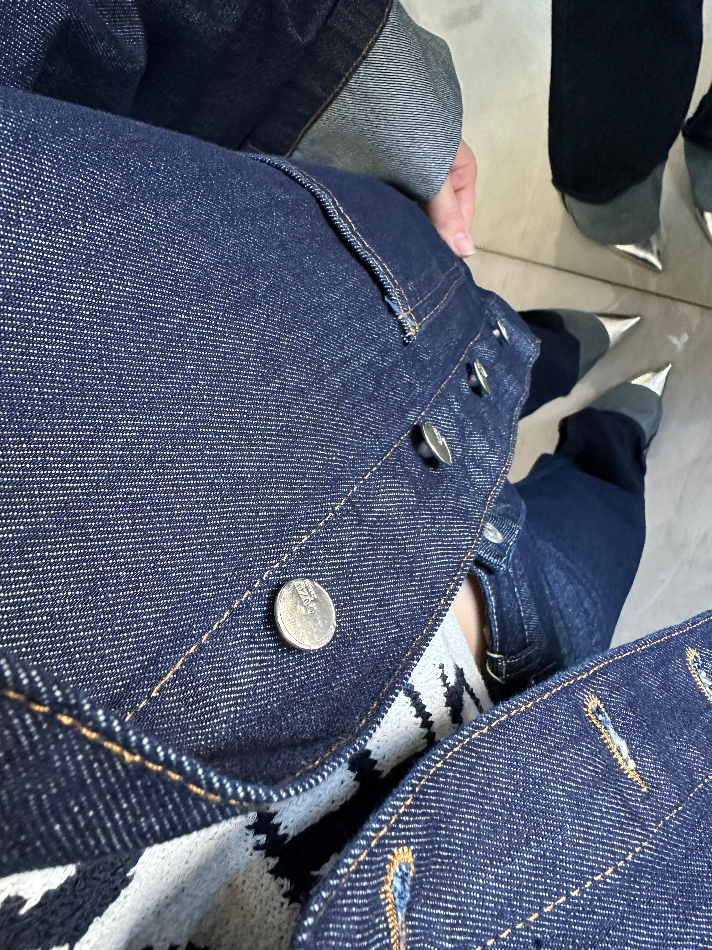 Premium Denim Kol Katlama Ceket
