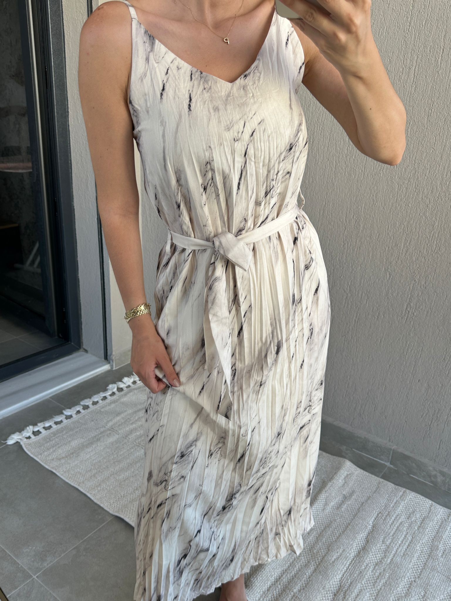 Marka Model Desenli Crush Elbise
