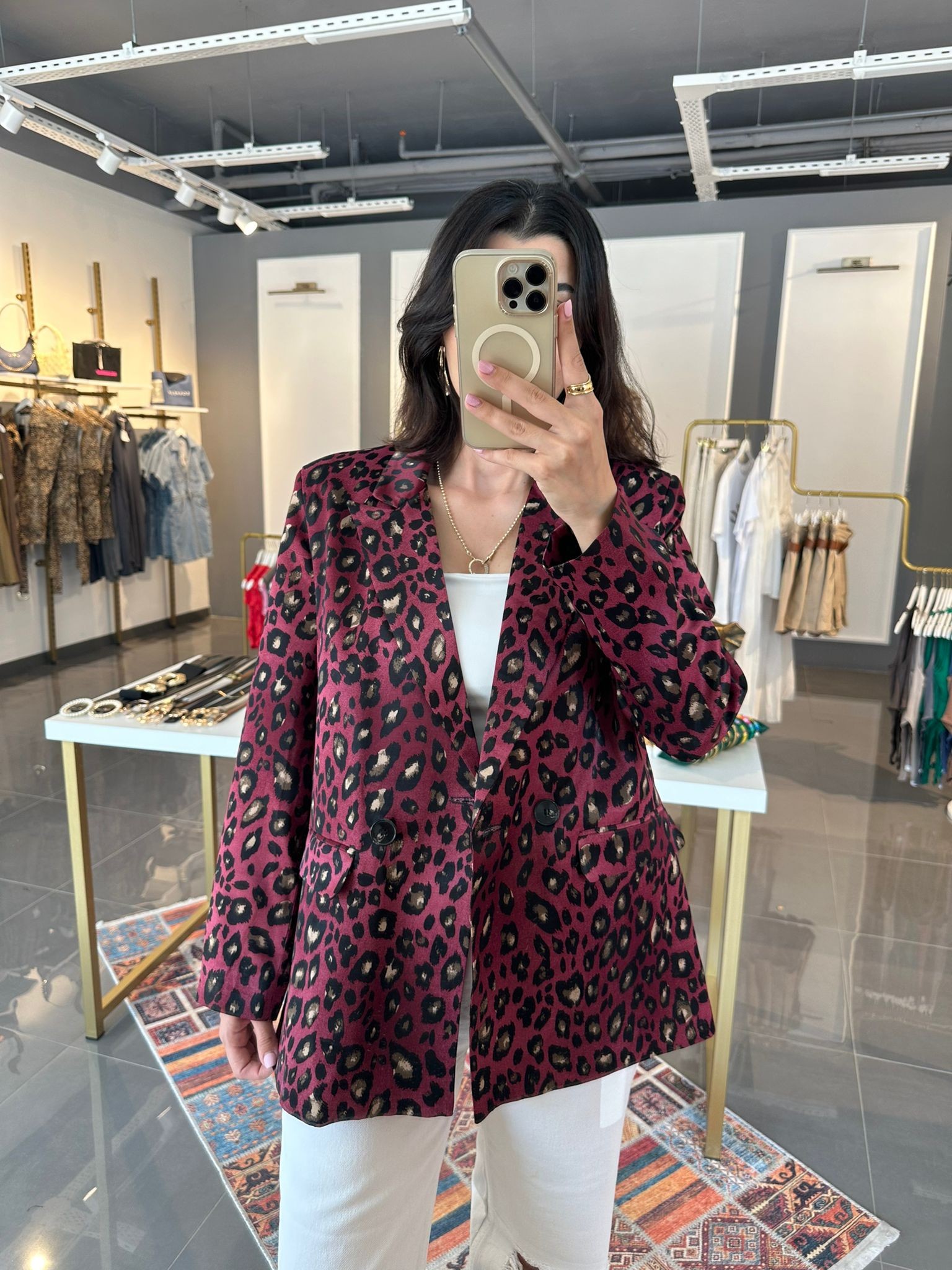 Özel Tasarım Saten Blazer