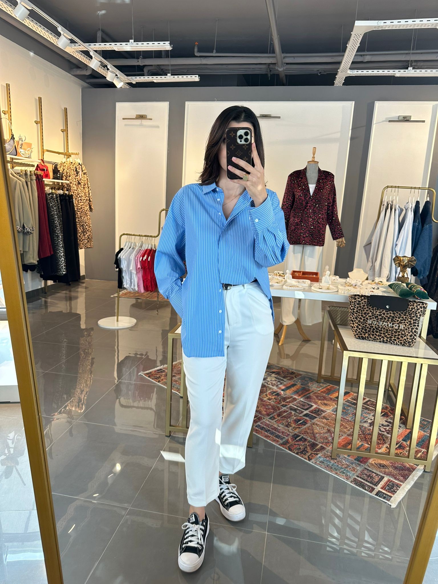 Premium Kumaş Havuç Pantolon Beyaz