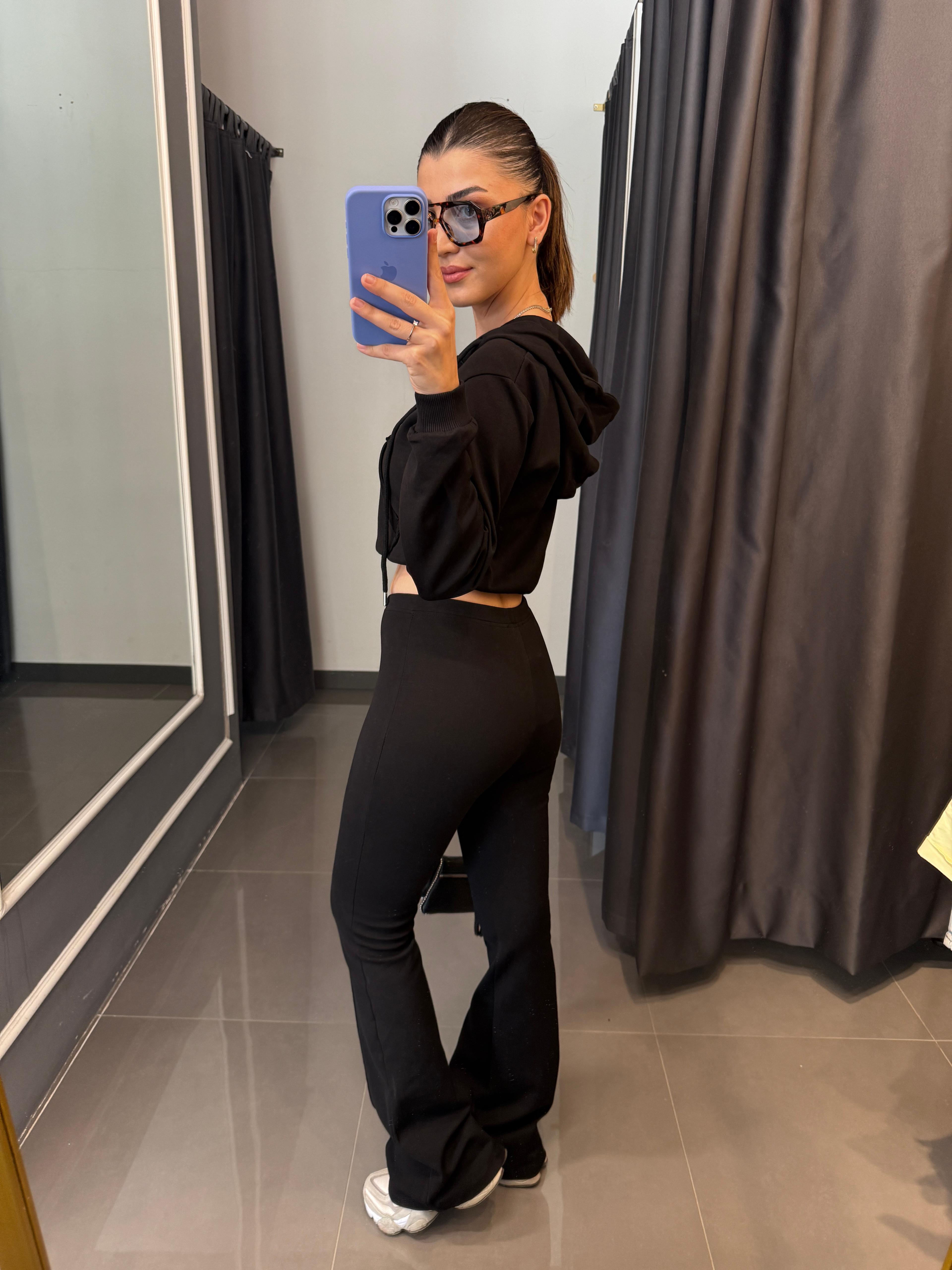 Crop  Sweats Takım 