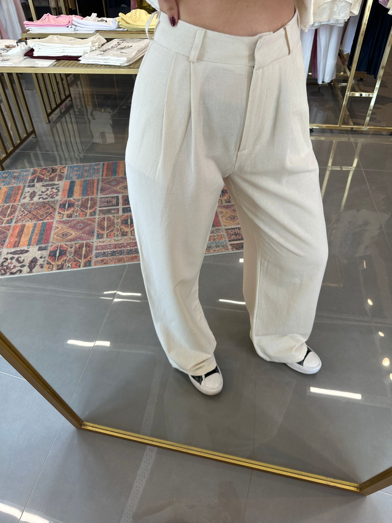 Premium Keten Kumaş Takım